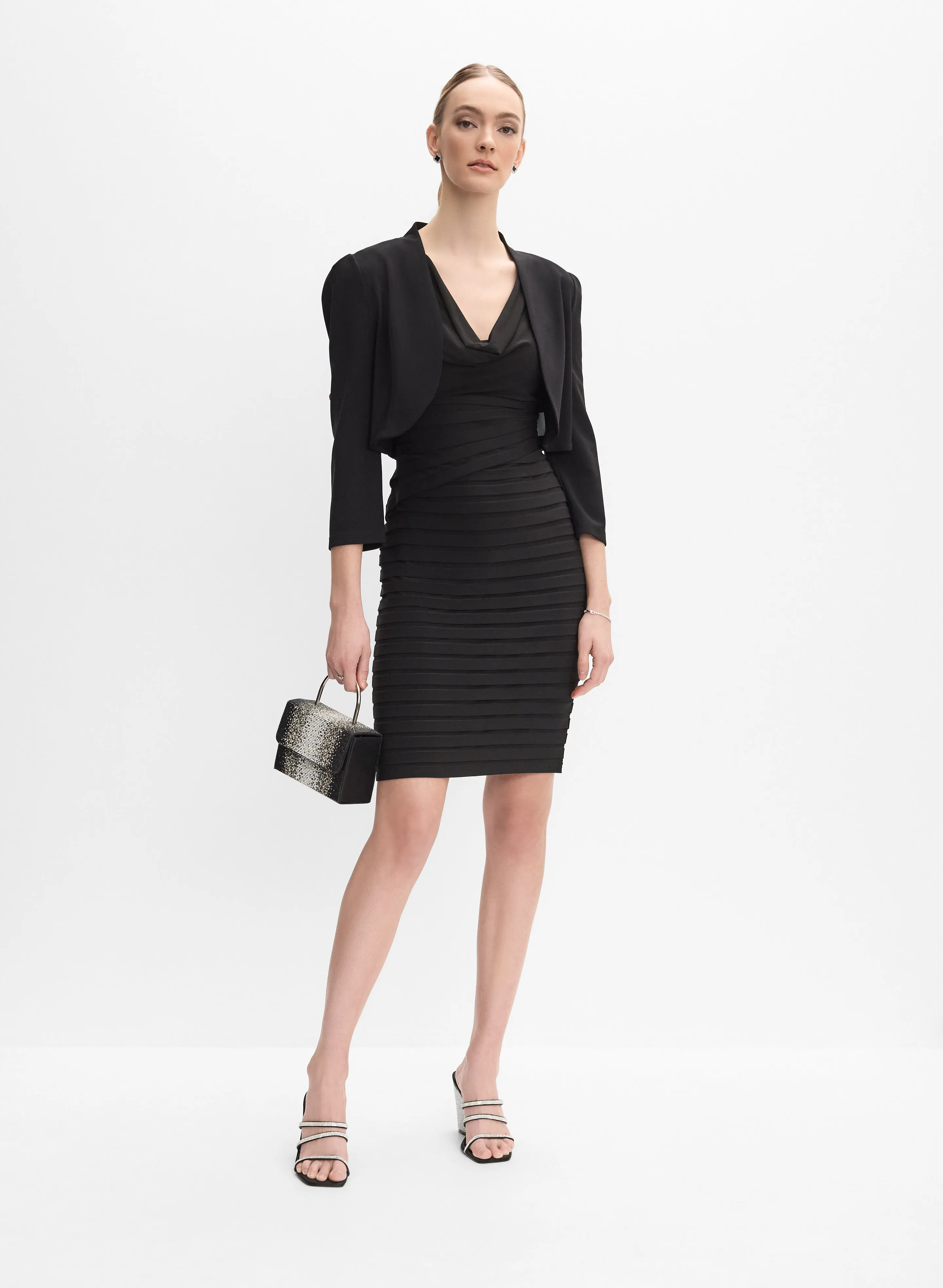 Puff Shoulder Bolero sold by Melanie Lyne product image thumbnail 3