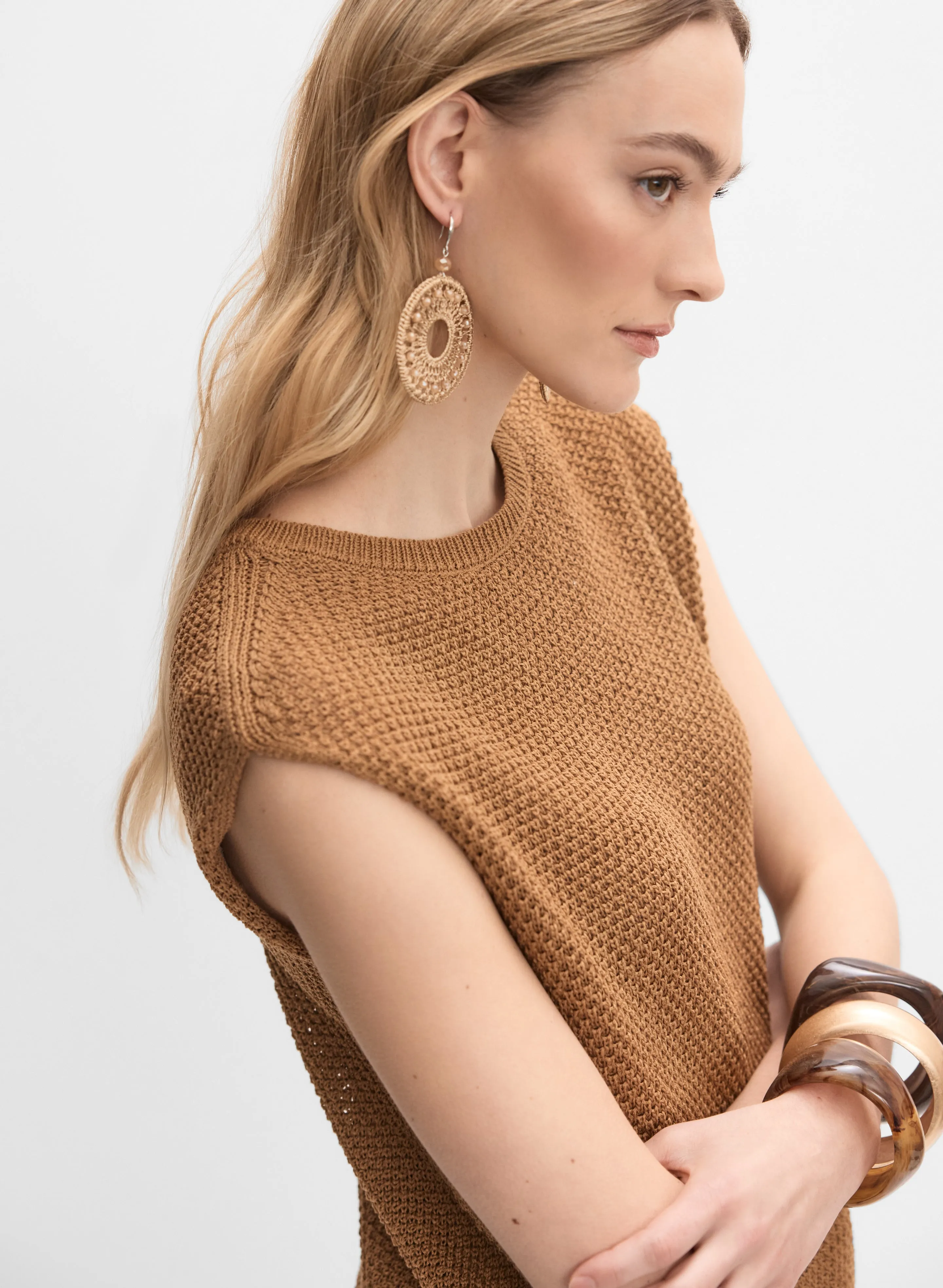 Sleeveless Knit Pullover sold by Melanie Lyne product image thumbnail 5