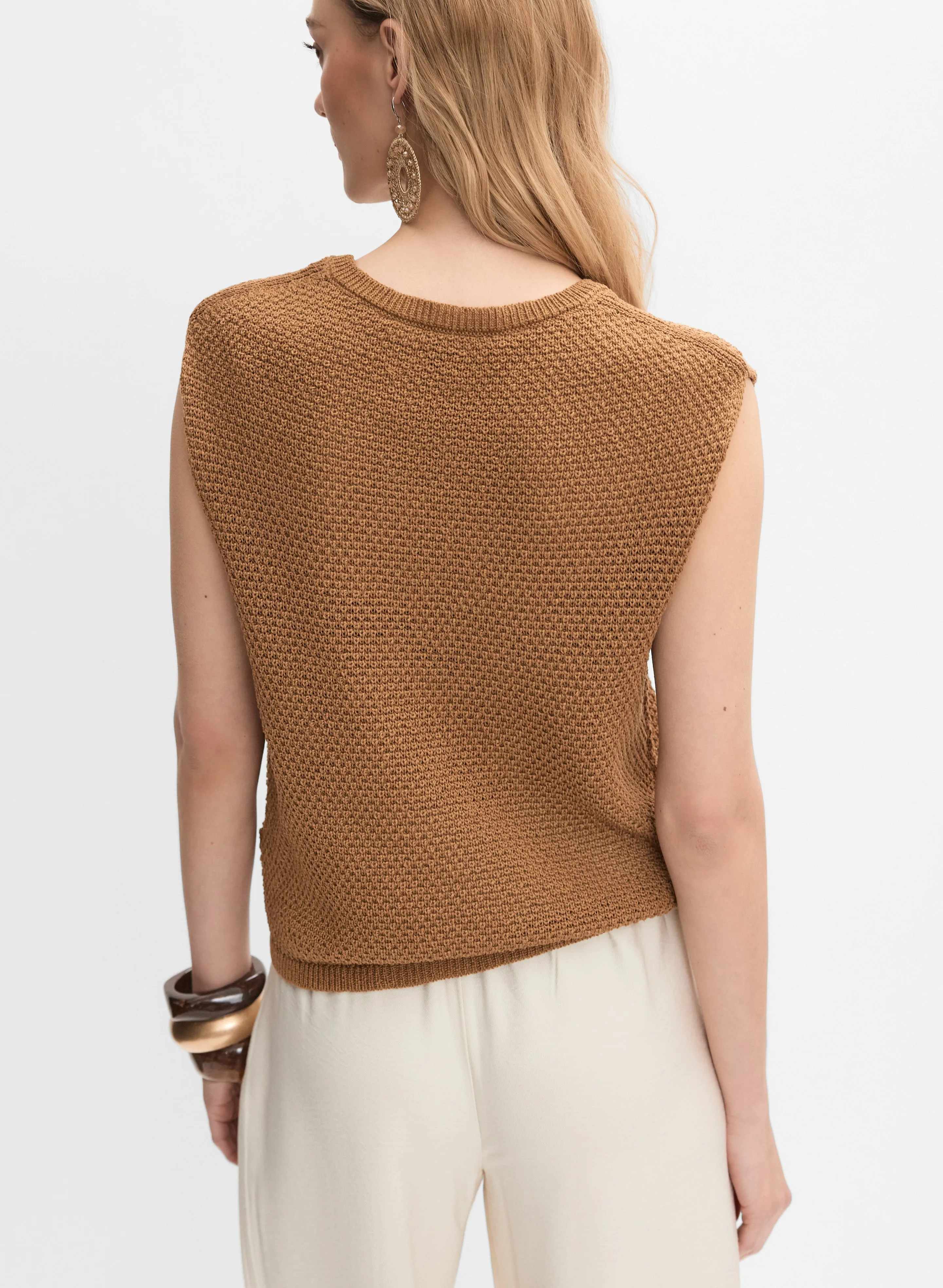 Sleeveless Knit Pullover sold by Melanie Lyne product image thumbnail 3