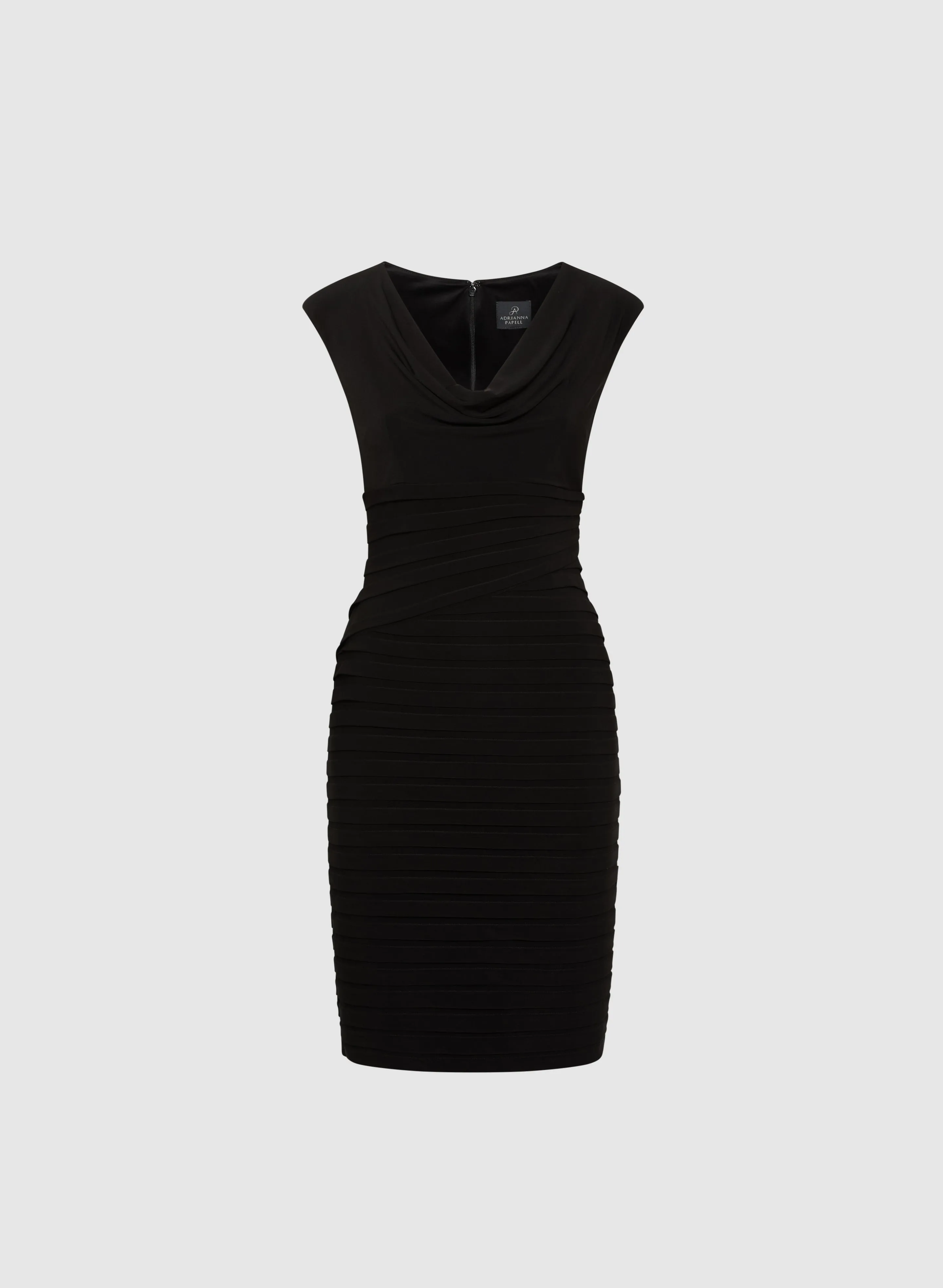 Adrianna Papell - Fitted Cowl Neck Dress sold by Melanie Lyne product image thumbnail 5