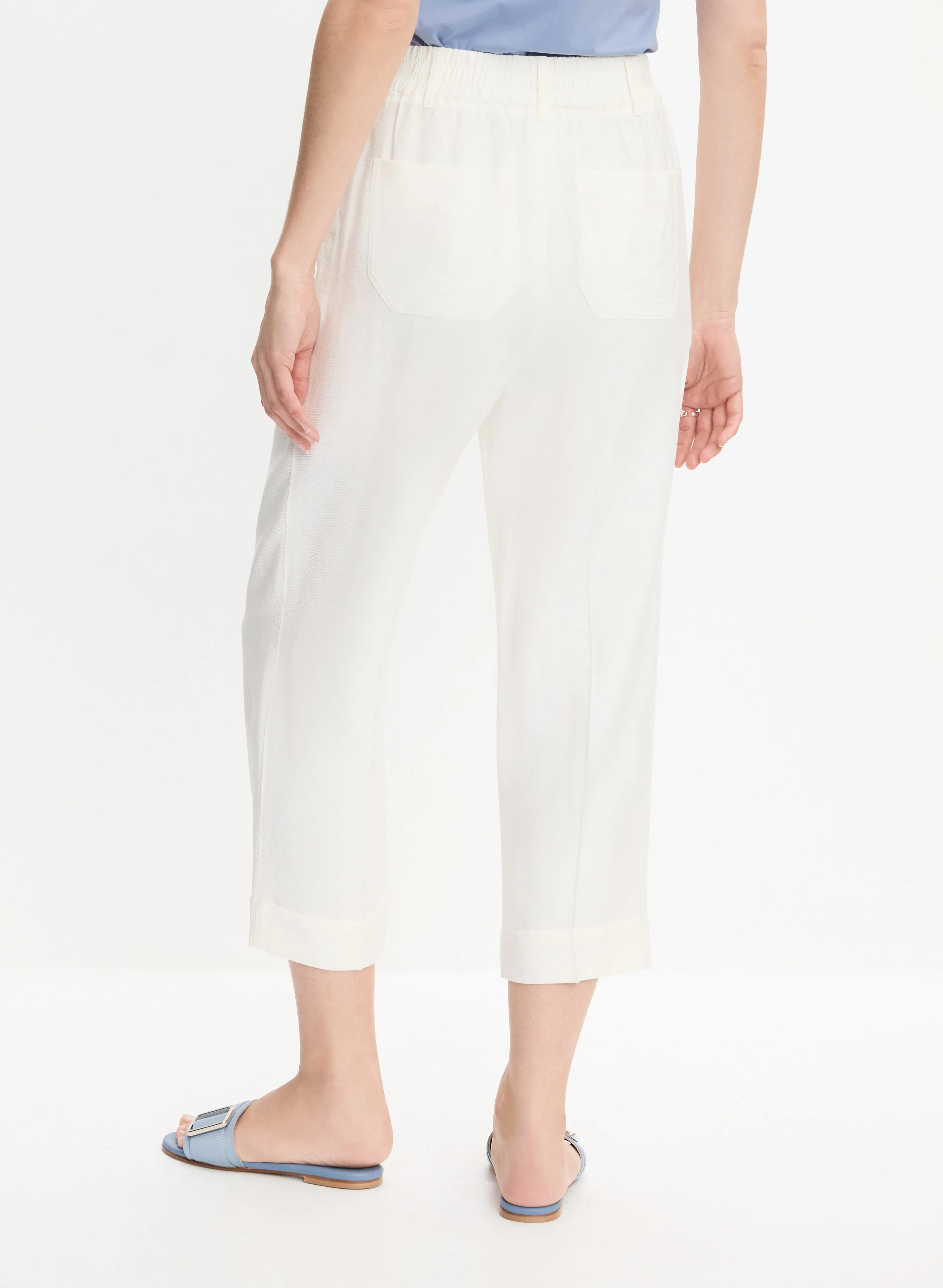 Elastic Waist Capris sold by Melanie Lyne product image thumbnail 3