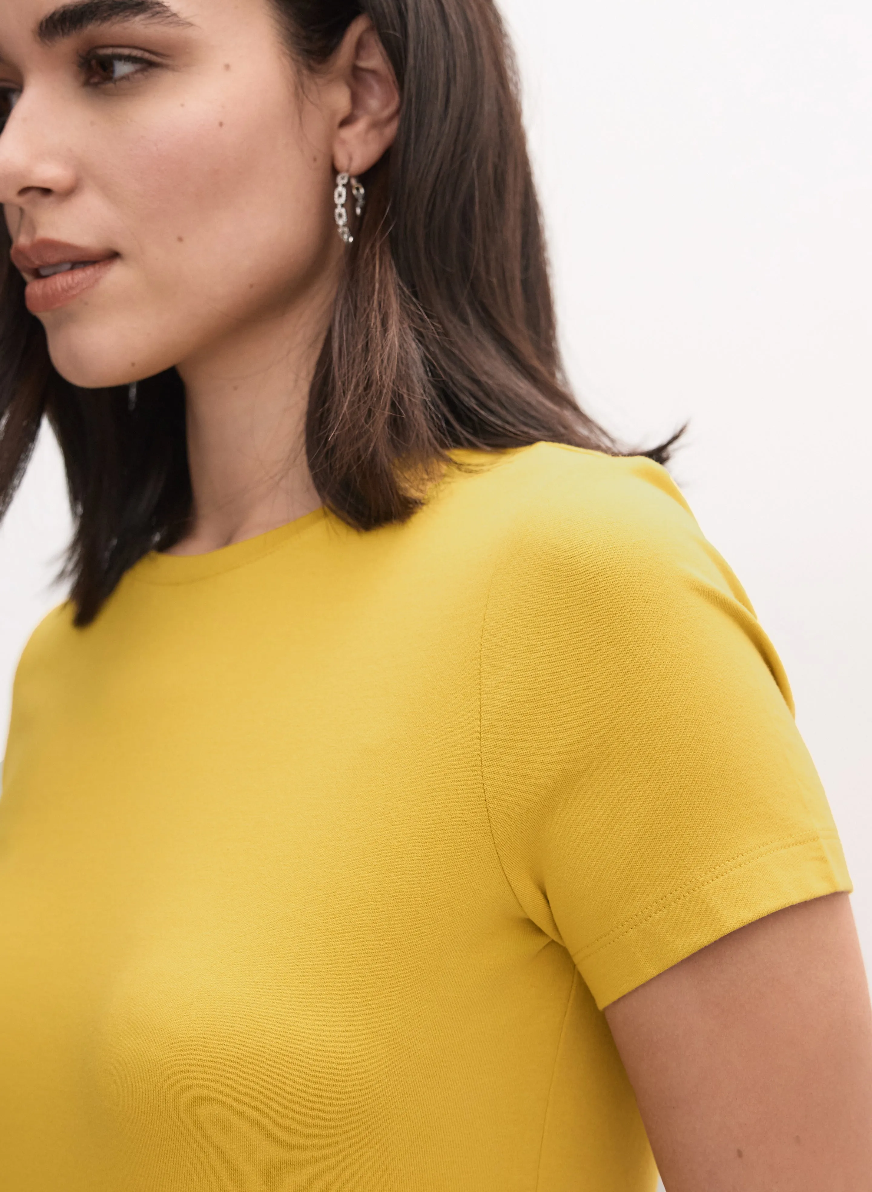 Crew Neck T-Shirt sold by Melanie Lyne product image thumbnail 2