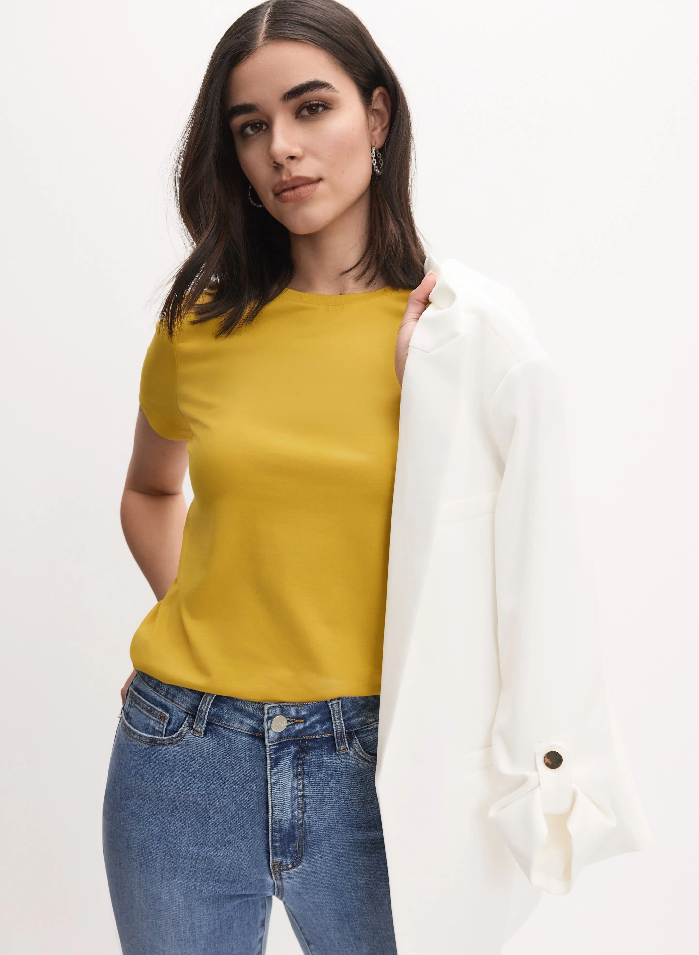 Crew Neck T-Shirt sold by Melanie Lyne