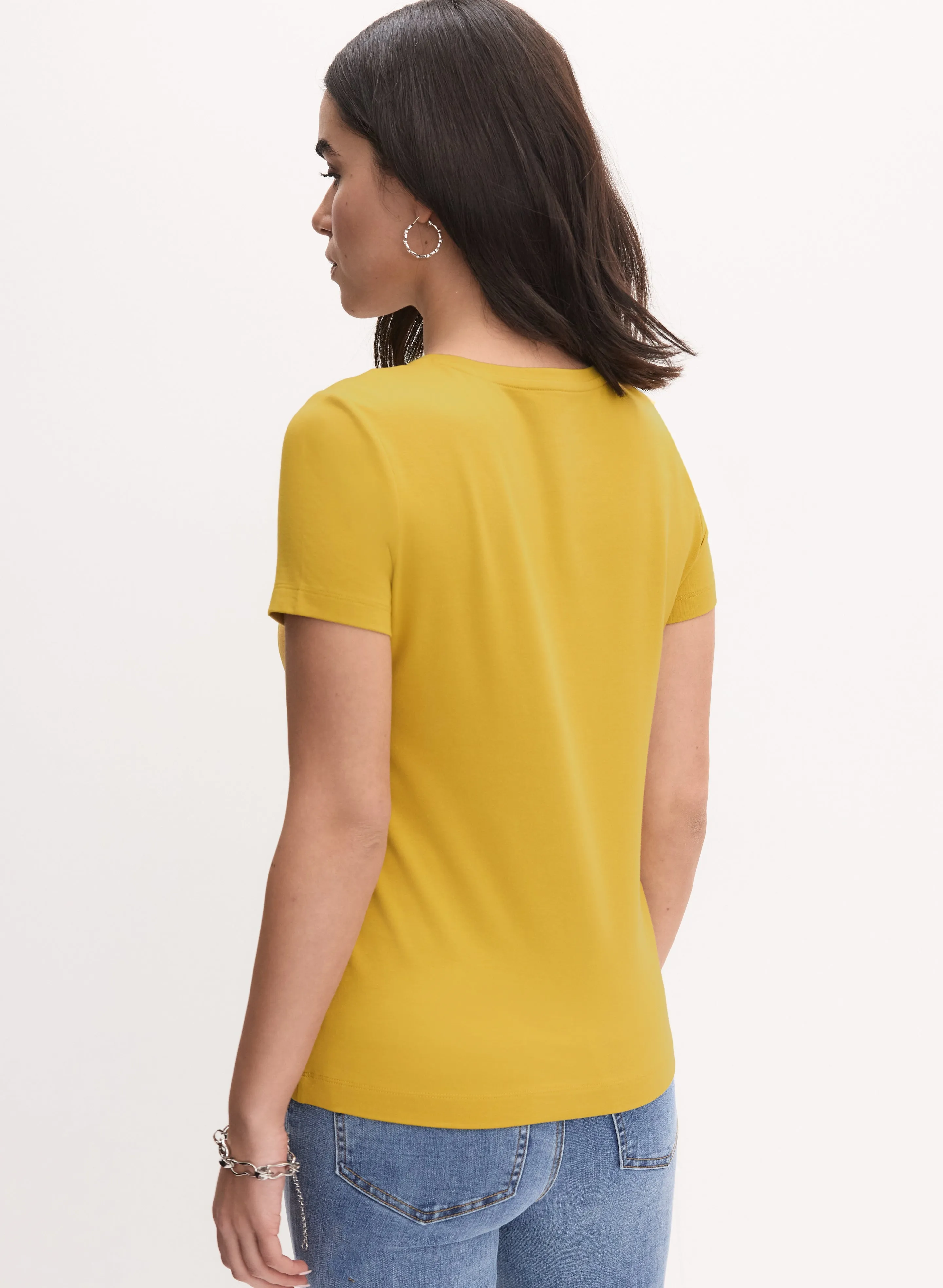 Crew Neck T-Shirt sold by Melanie Lyne product image thumbnail 5