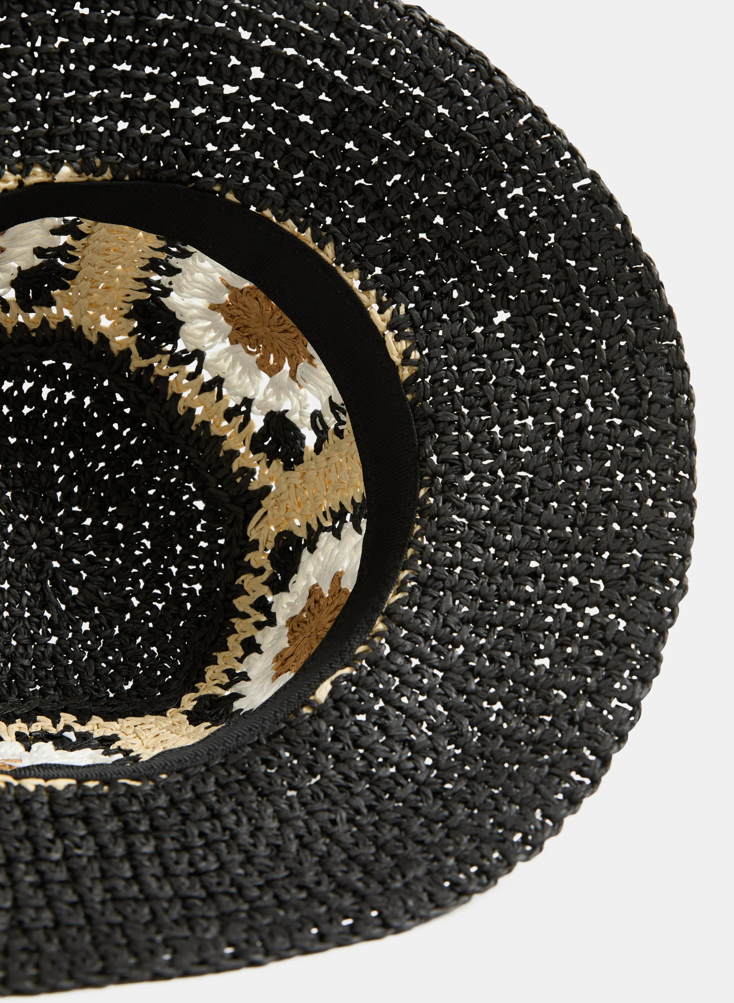 Floral Patchwork Straw Hat sold by Melanie Lyne product image thumbnail 2