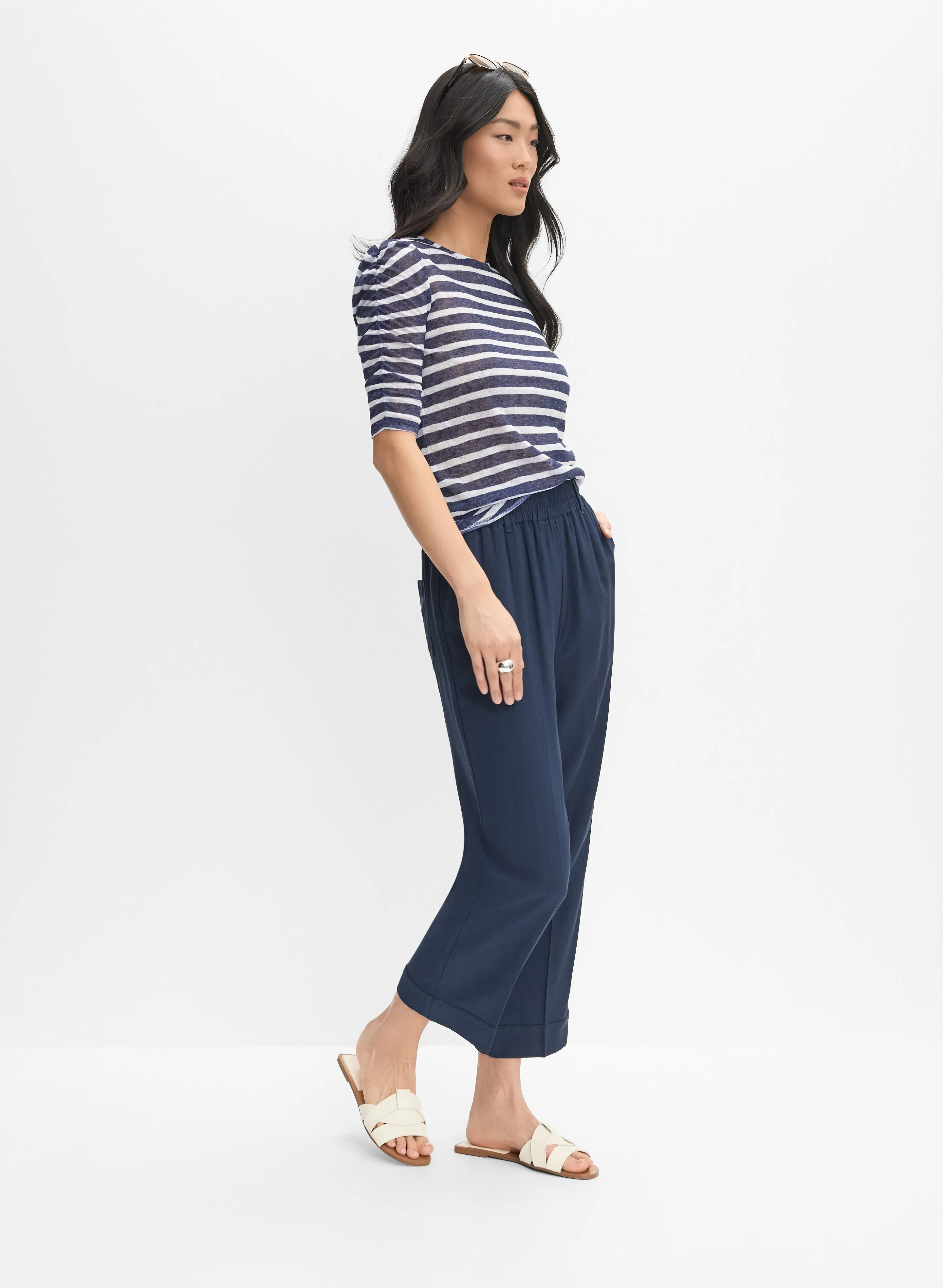 Elastic Waist Capris sold by Melanie Lyne product image thumbnail 5