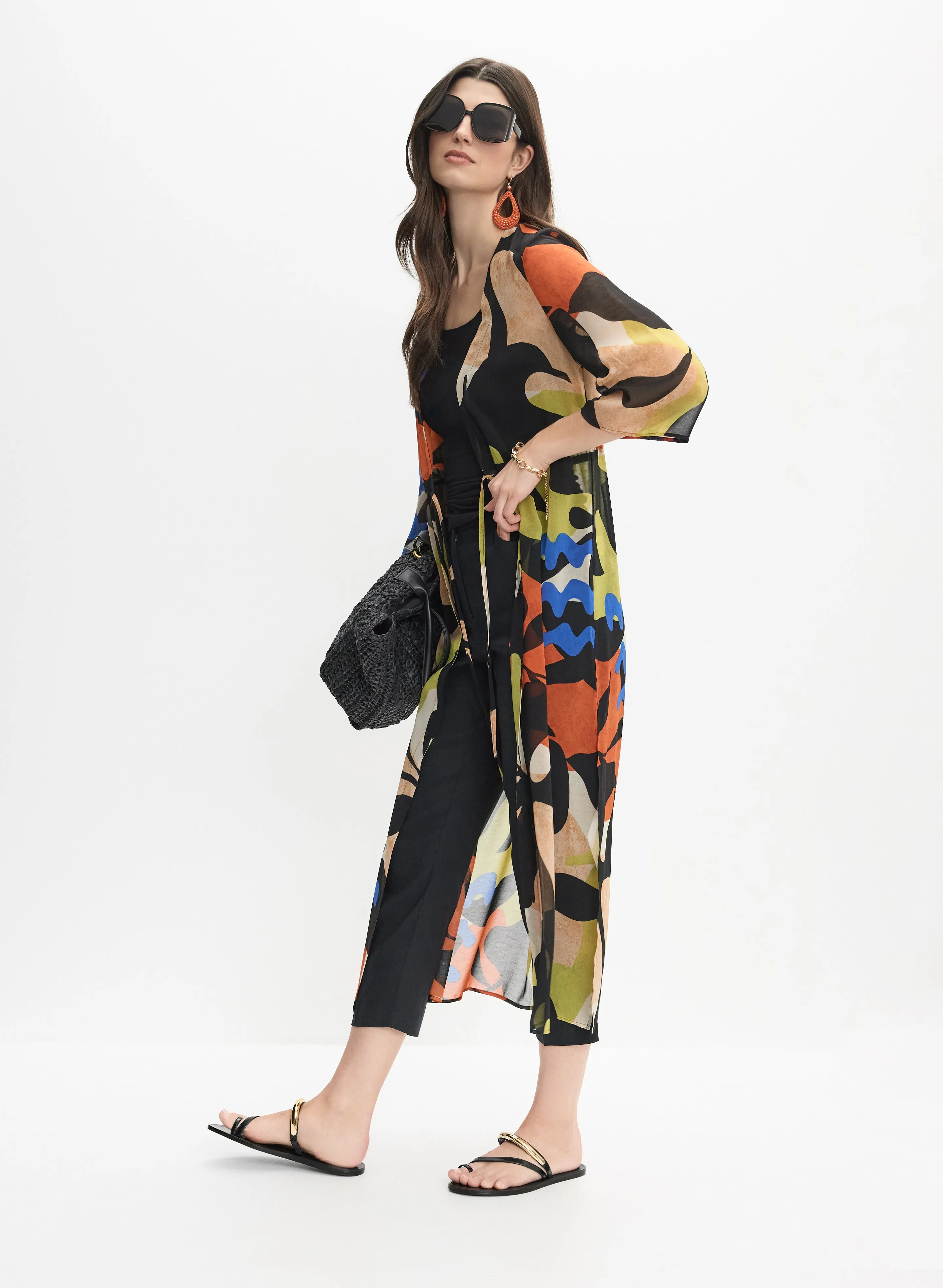 Printed Chiffon Maxi Top sold by Melanie Lyne product image thumbnail 2