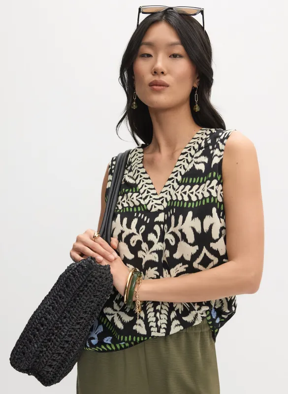 Palm Print Top sold by Melanie Lyne