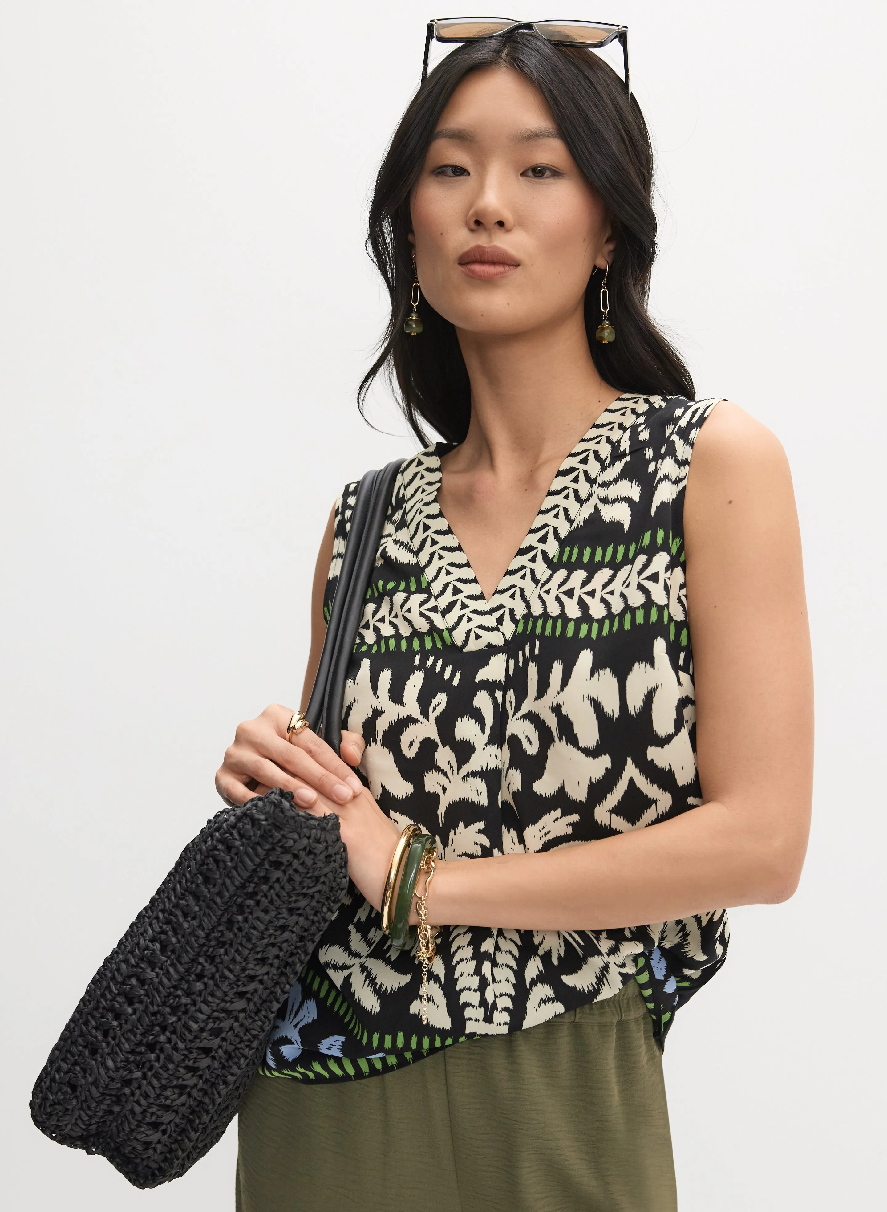 Palm Print Top sold by Melanie Lyne