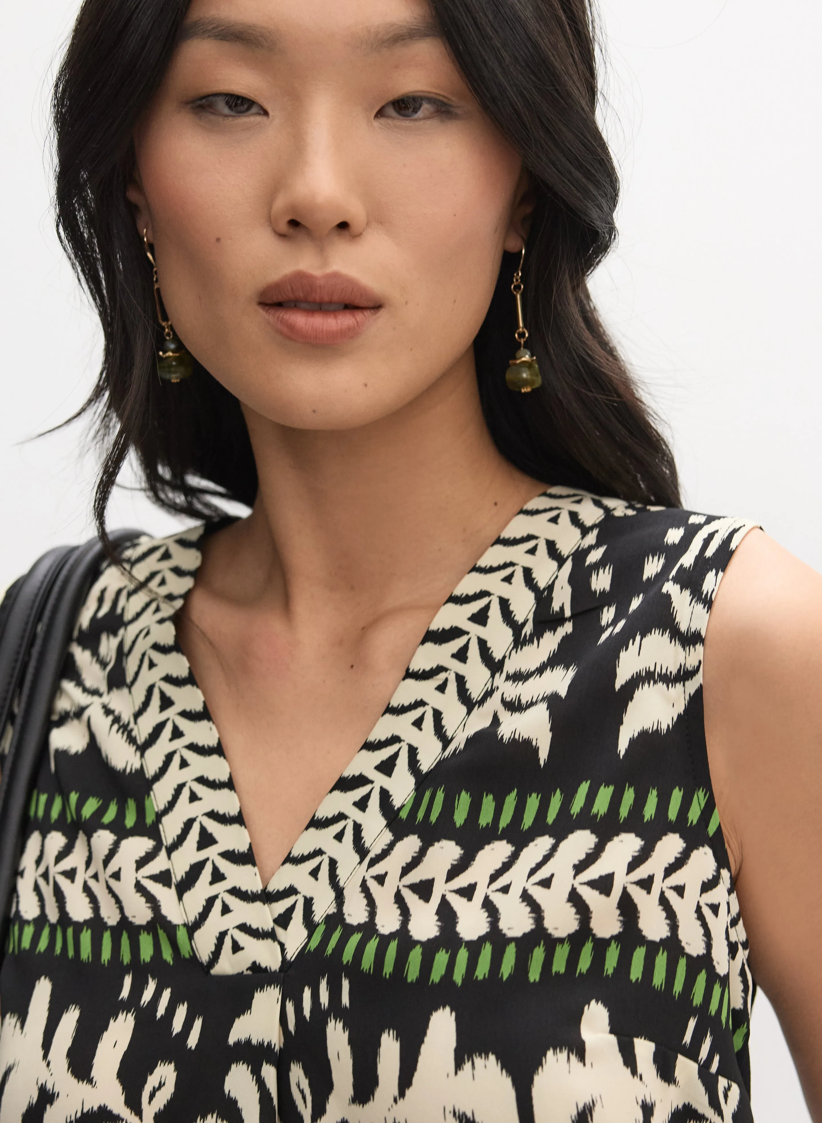Palm Print Top sold by Melanie Lyne product image thumbnail 3