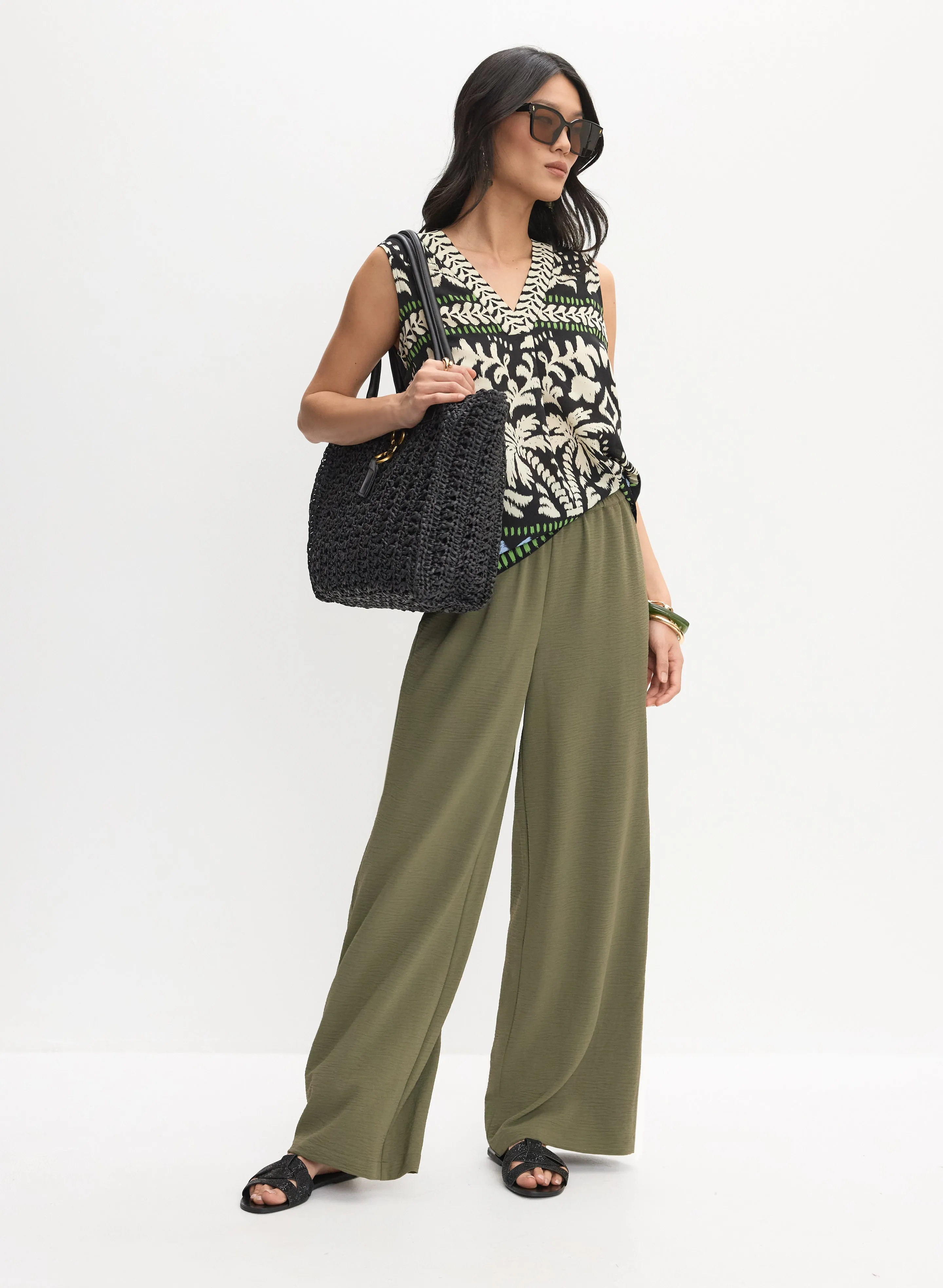Palm Print Top sold by Melanie Lyne product image thumbnail 2
