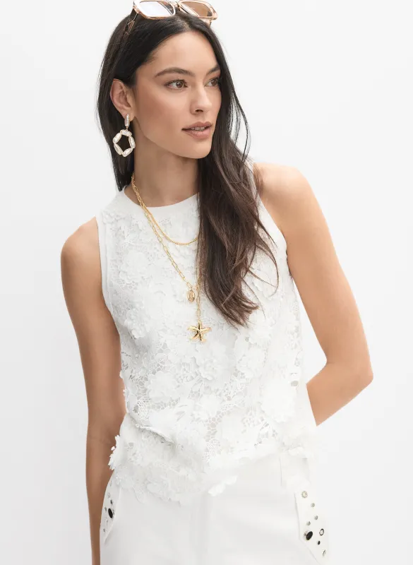 Lace Front Top sold by Melanie Lyne