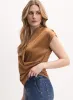 Satin Wrap-Over Top sold by Melanie Lyne