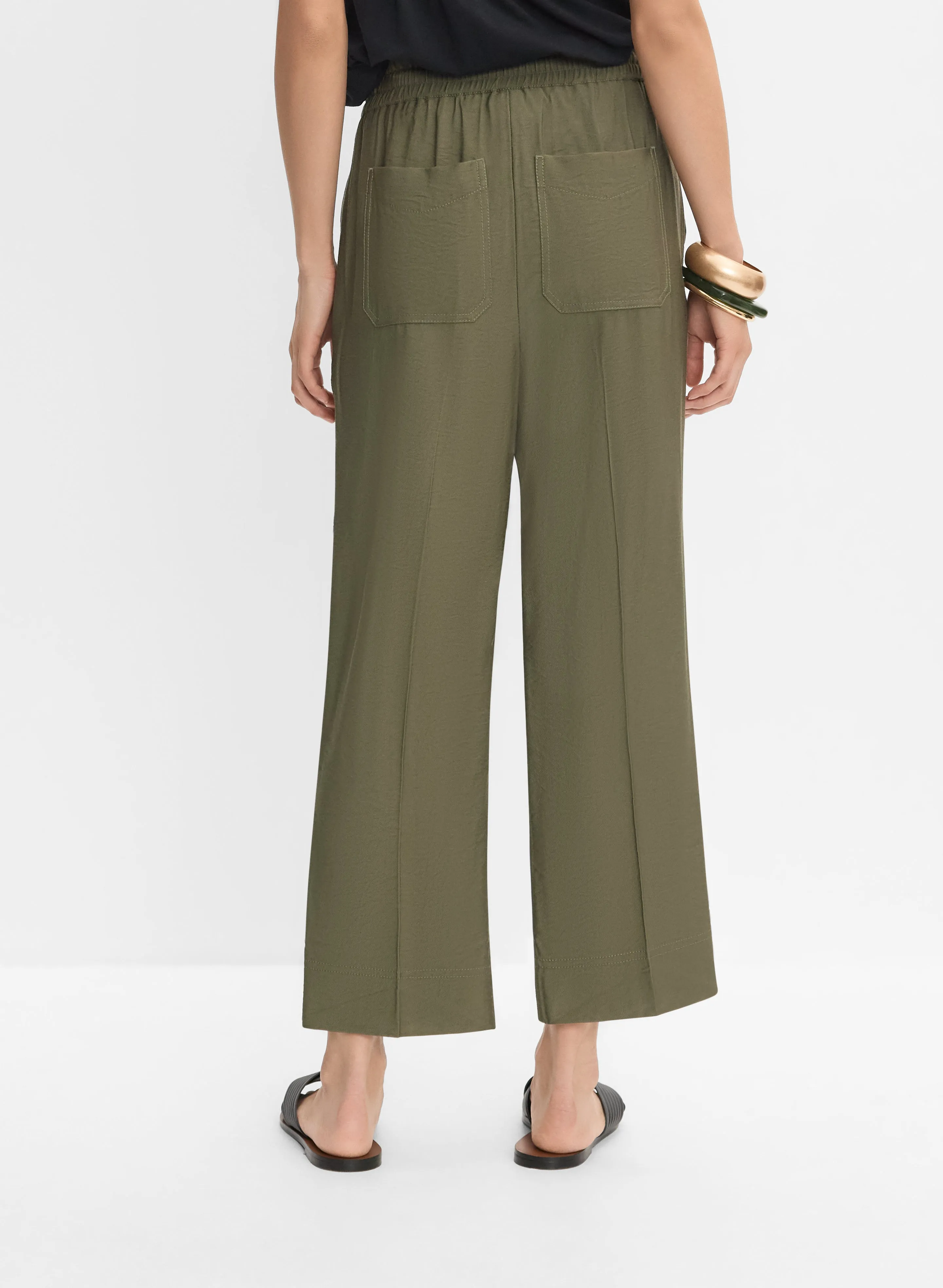 Drawstring Pull-On Capris sold by Melanie Lyne product image thumbnail 2