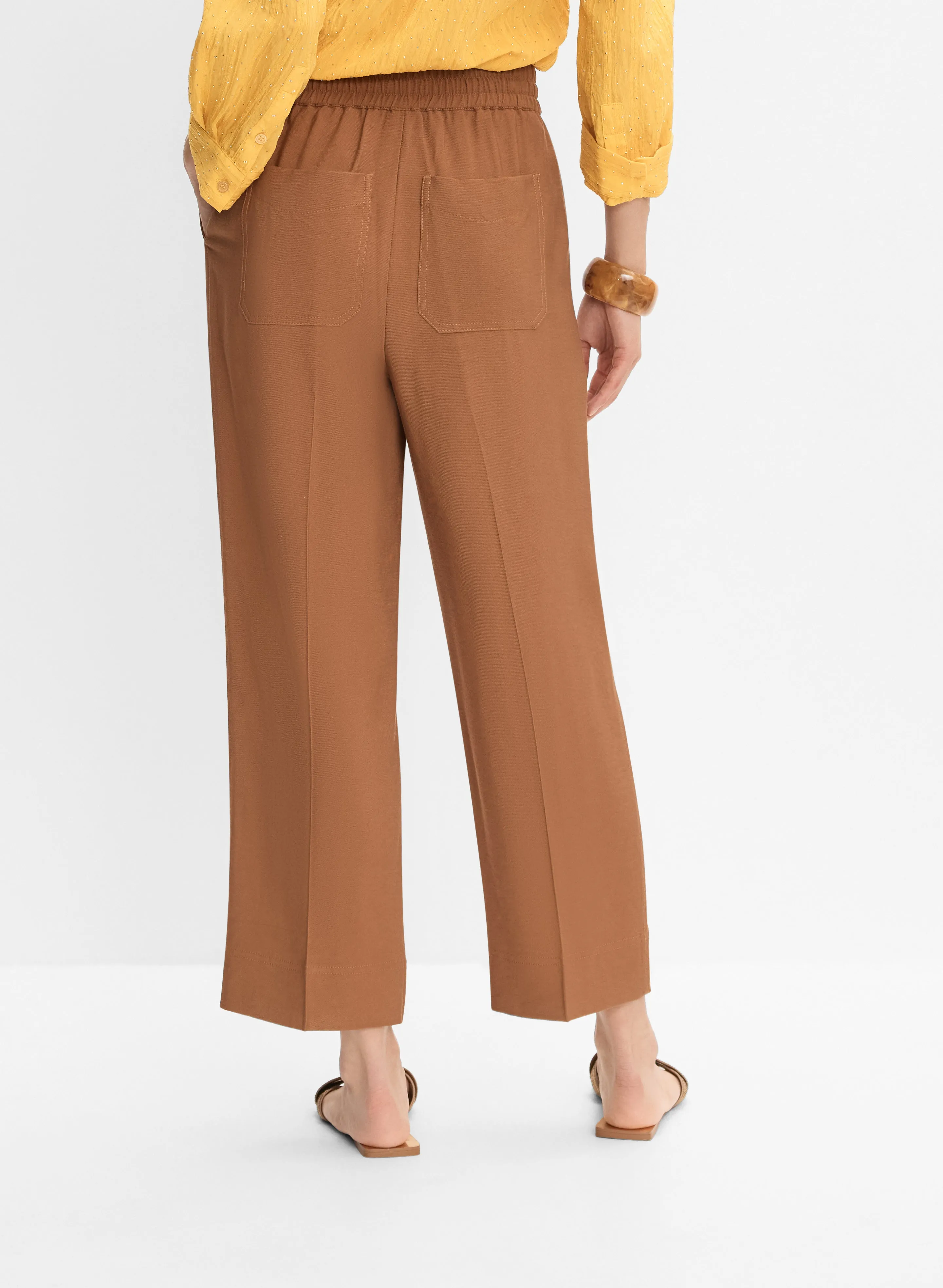 Drawstring Pull-On Capris sold by Melanie Lyne product image thumbnail 2