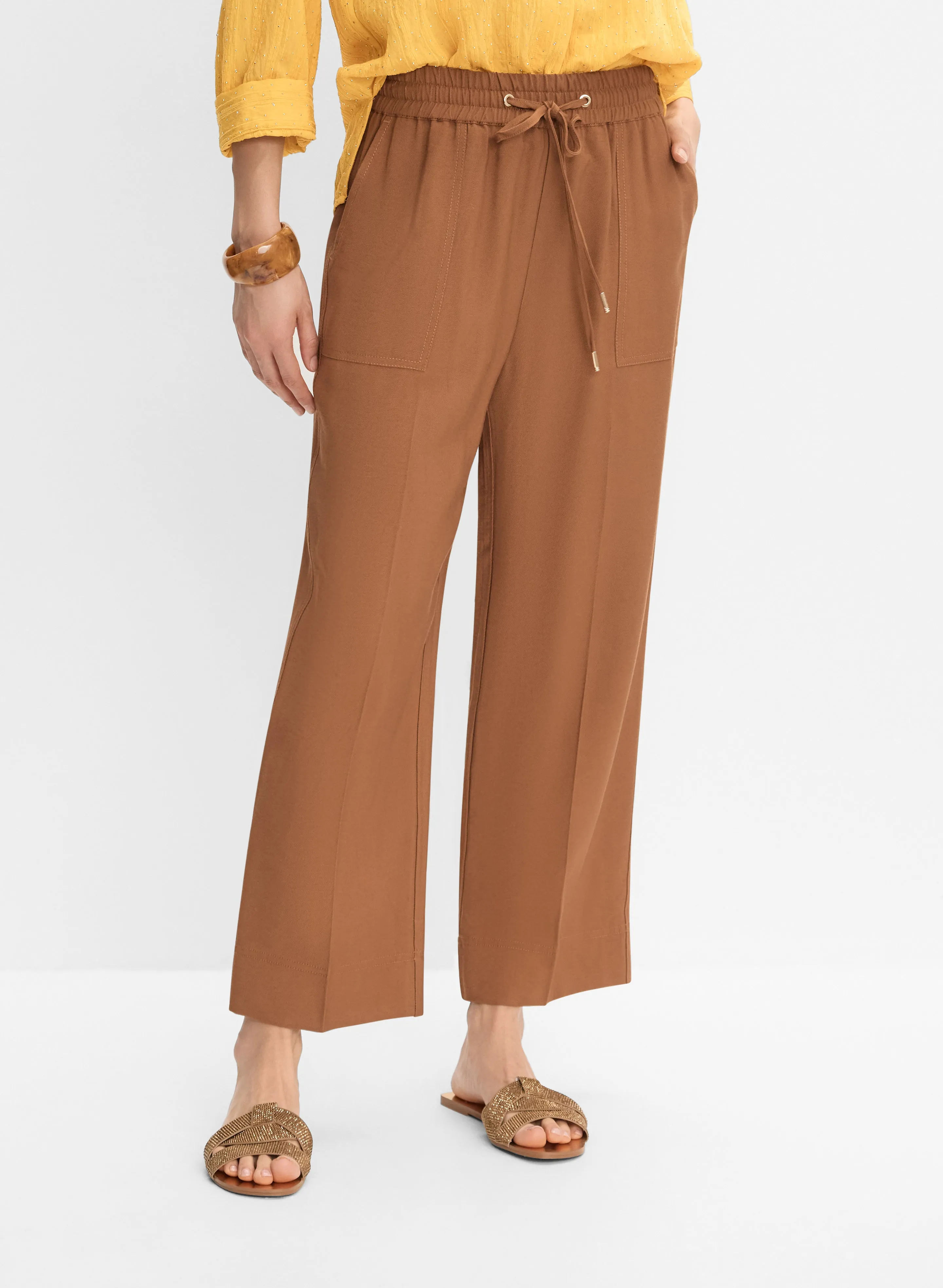 Drawstring Pull-On Capris sold by Melanie Lyne