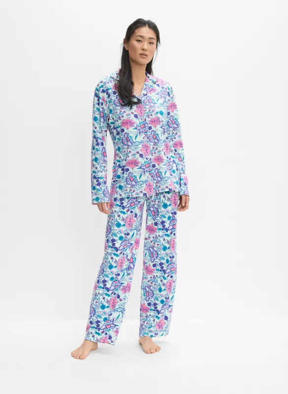 Simon Chang - Tropical Paisley Pyjama Set sold by Melanie Lyne