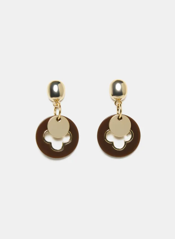 Clover Cut-Out Earrings sold by Melanie Lyne