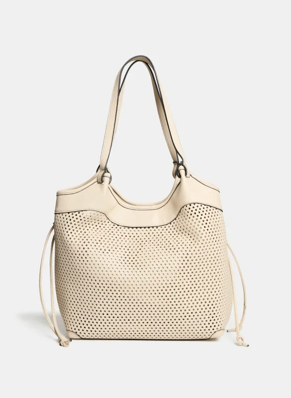 Perforated Drawstring Handbag sold by Melanie Lyne