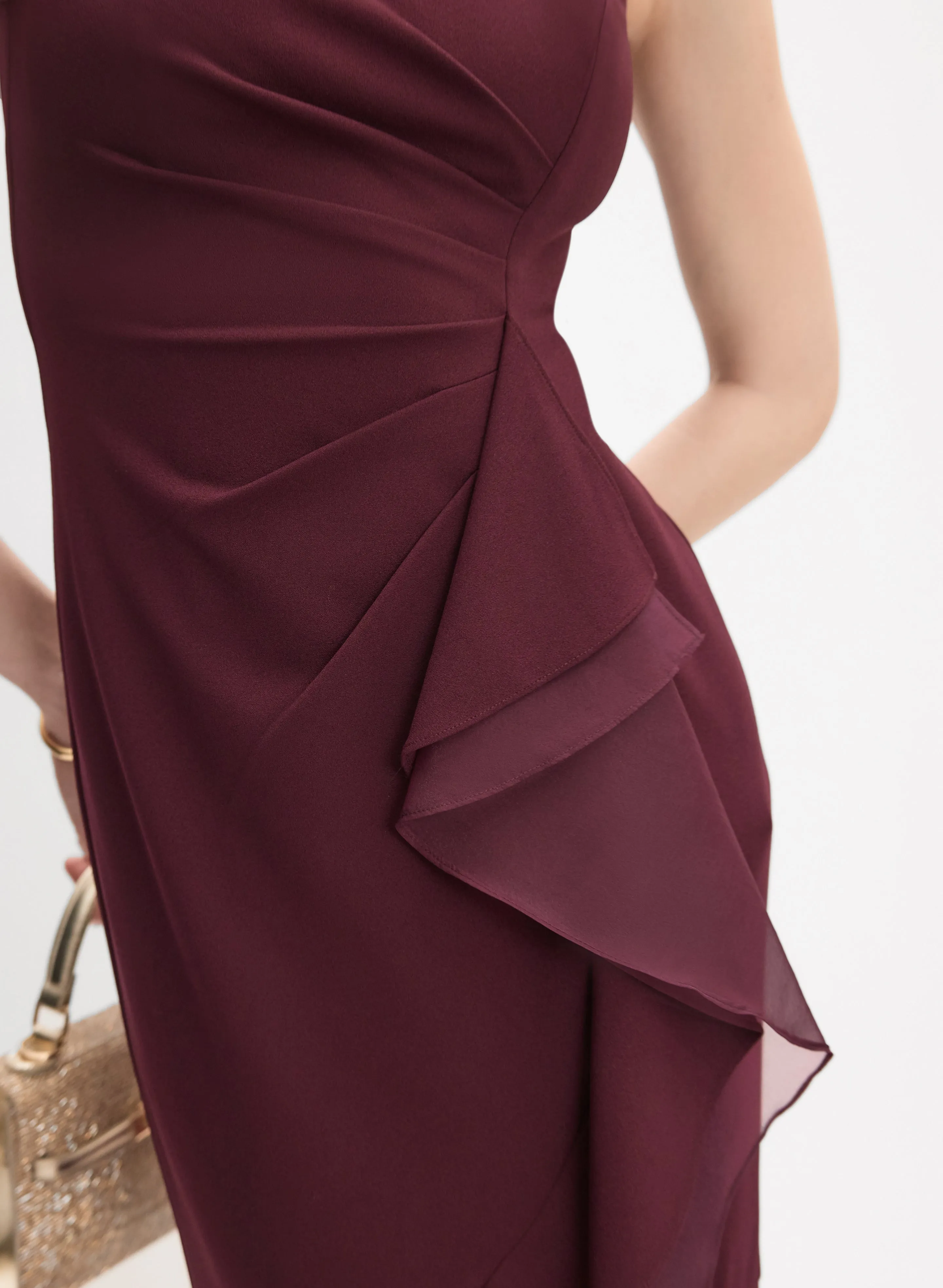 Adrianna Papell - Waterfall Ruffle Dress sold by Melanie Lyne product image thumbnail 2