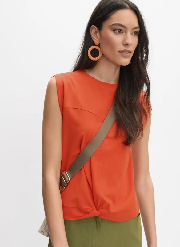 Twist Hem T-Shirt sold by Melanie Lyne