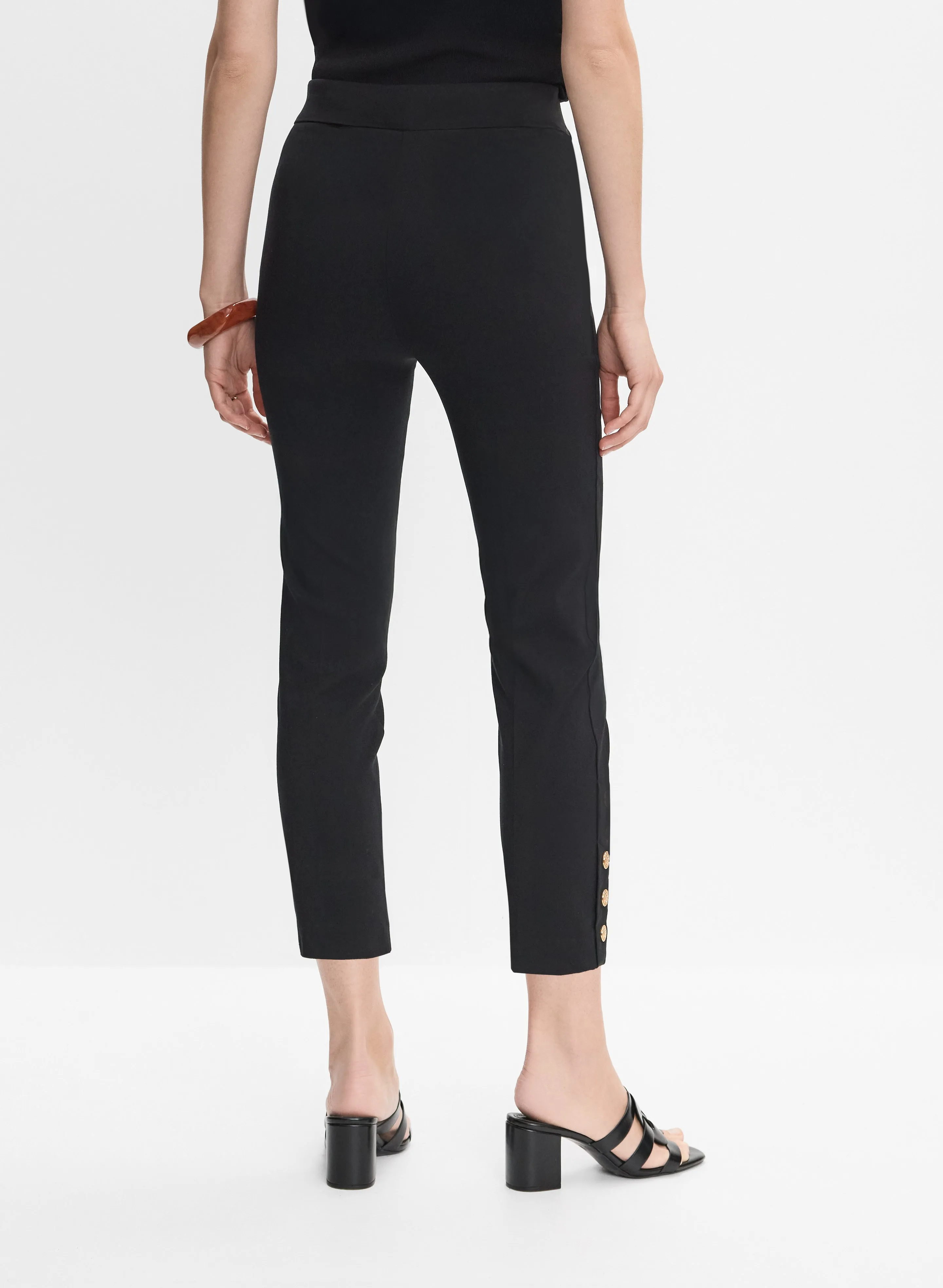 Buttoned Hem Capris sold by Melanie Lyne product image thumbnail 2