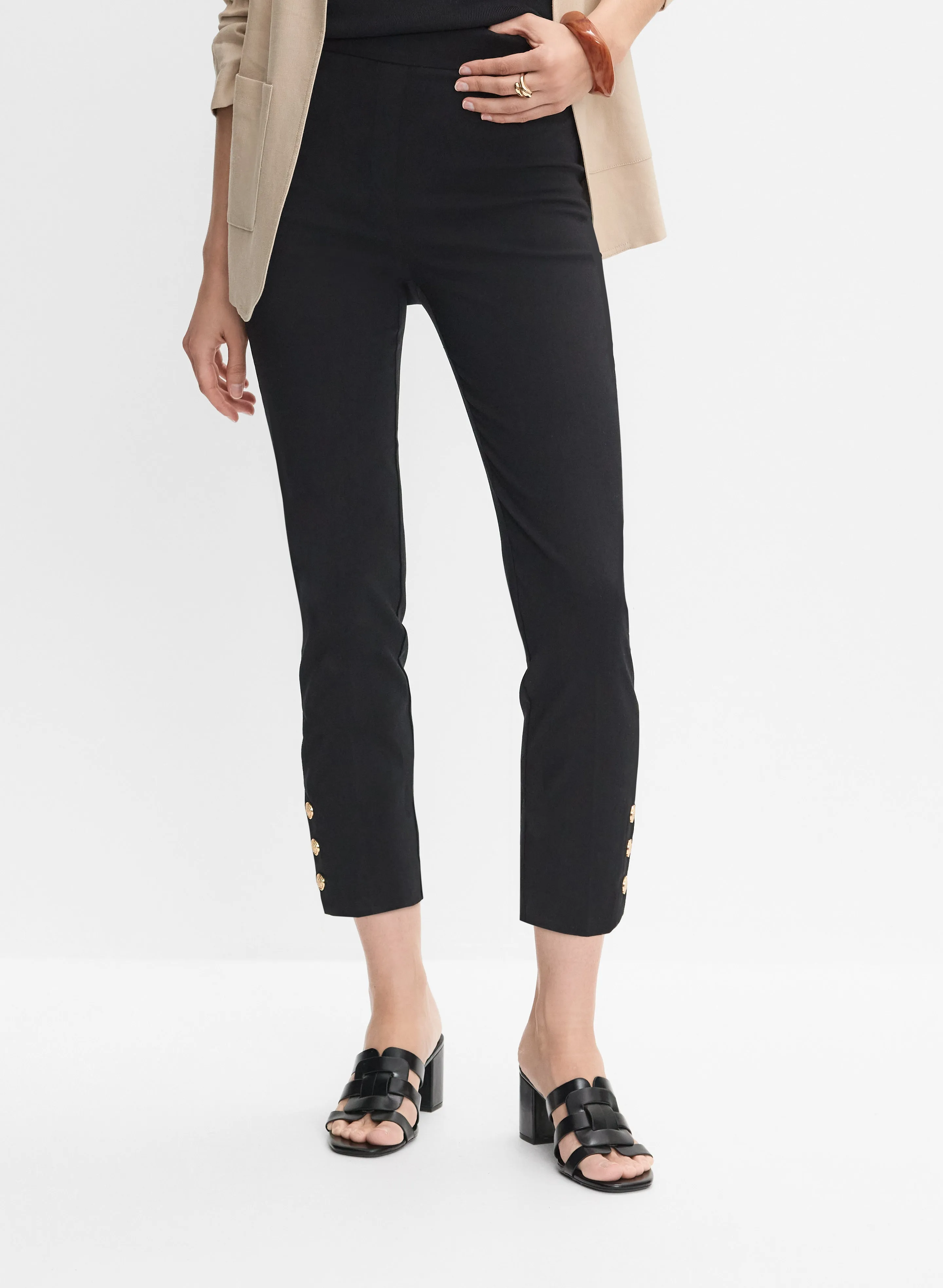 Buttoned Hem Capris sold by Melanie Lyne