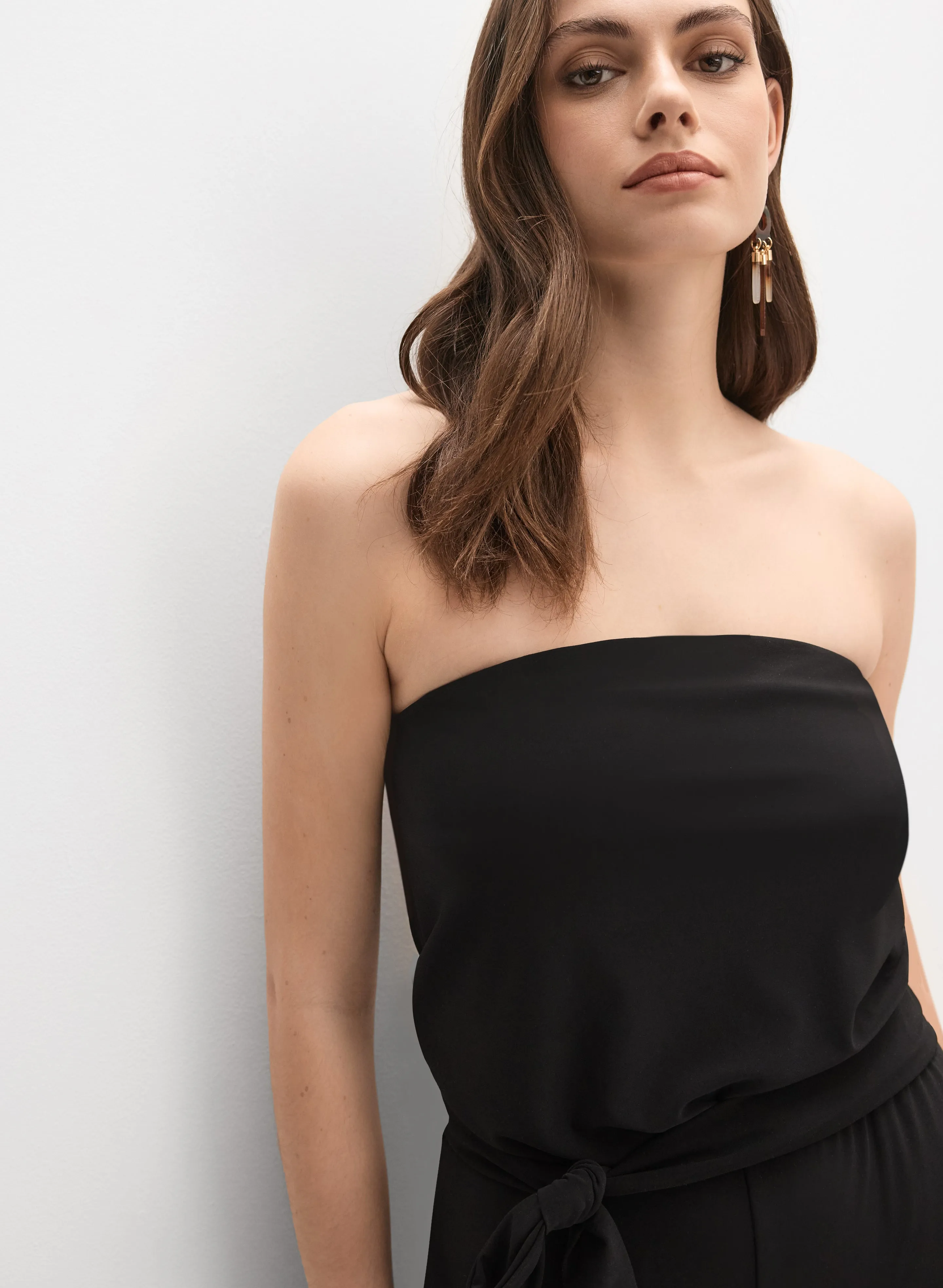 Strapless Jersey Jumpsuit sold by Melanie Lyne product image thumbnail 5