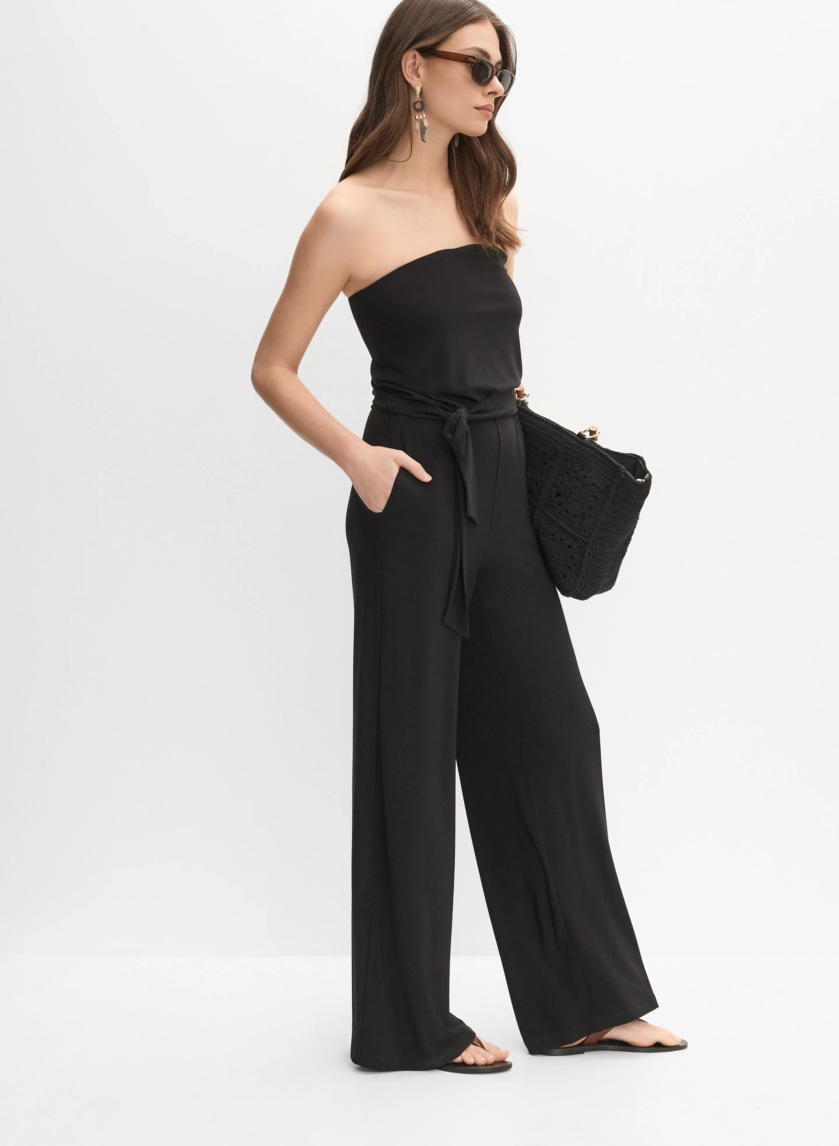 Strapless Jersey Jumpsuit sold by Melanie Lyne product image thumbnail 2