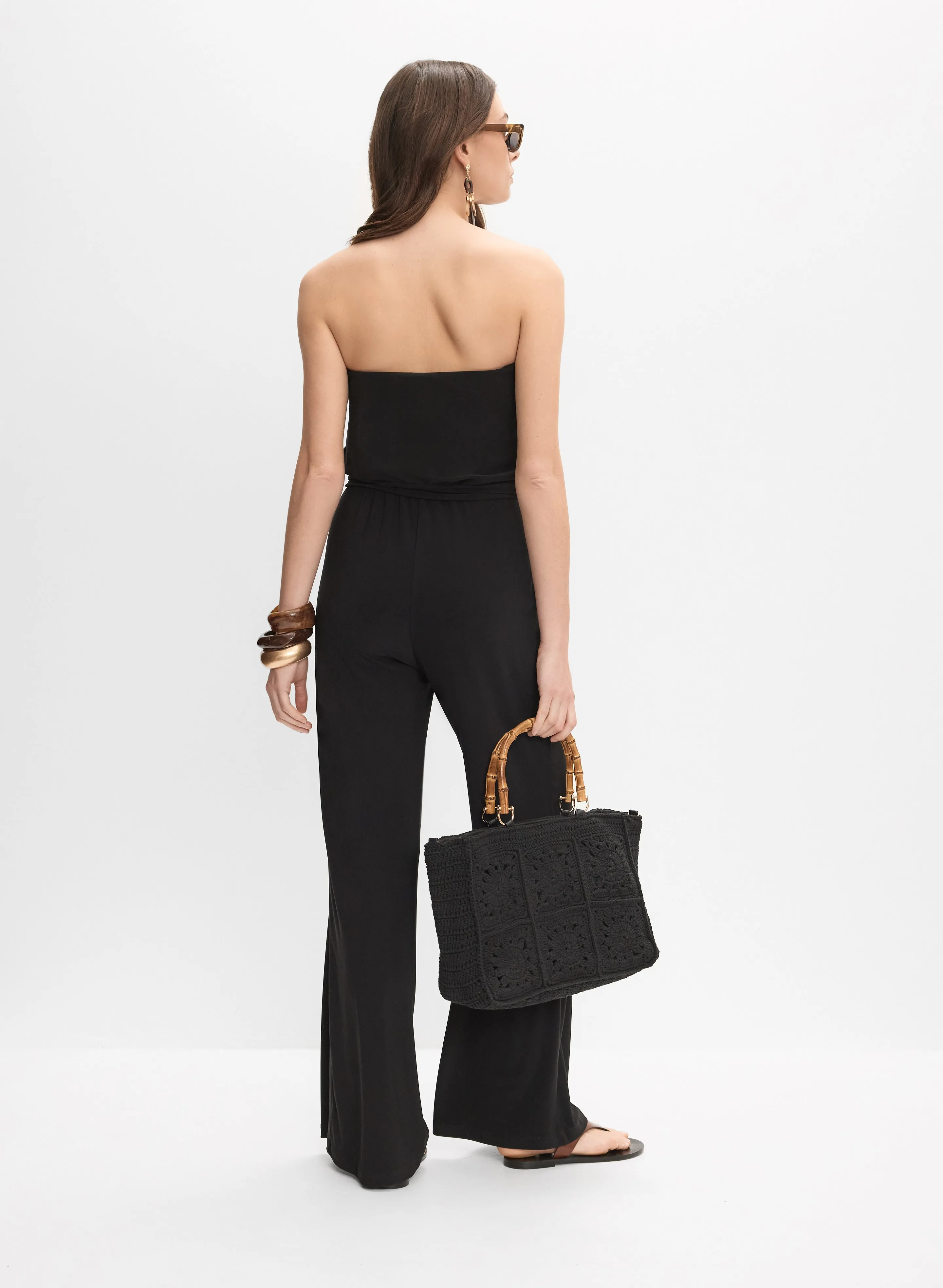 Strapless Jersey Jumpsuit sold by Melanie Lyne product image thumbnail 3