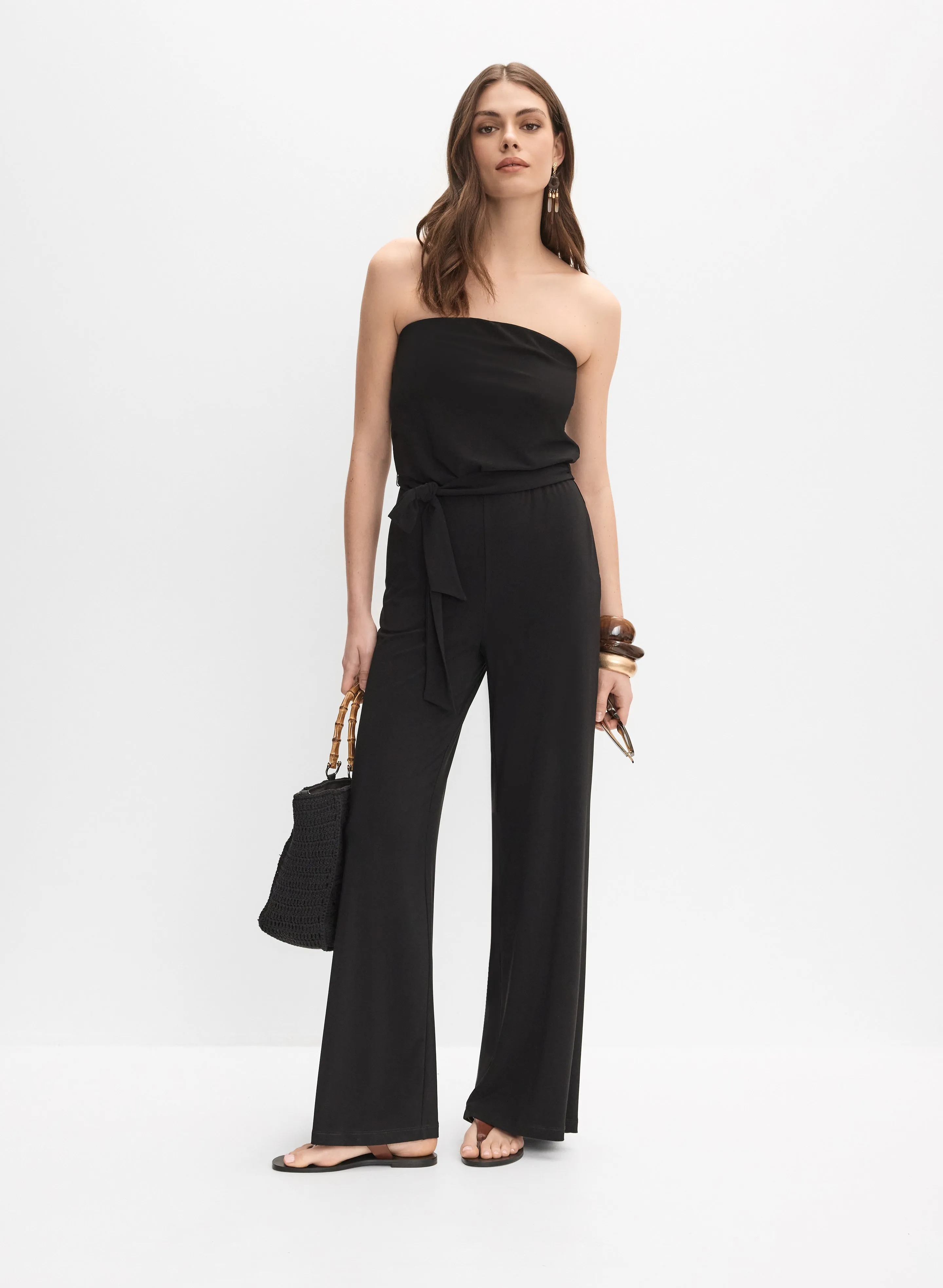 Strapless Jersey Jumpsuit sold by Melanie Lyne