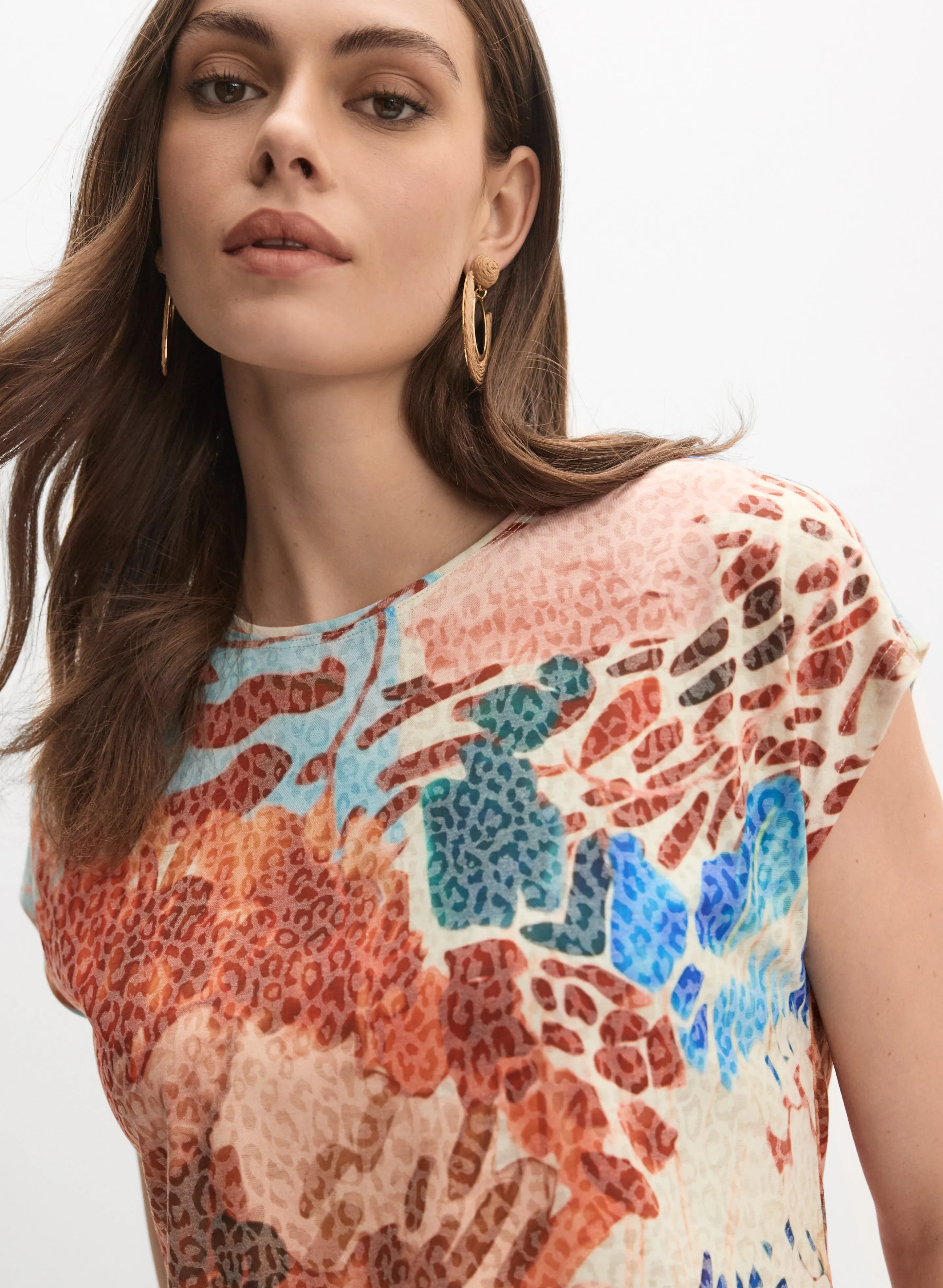 Leopard & Floral T-Shirt sold by Melanie Lyne product image thumbnail 5