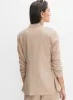 Open Linen-Blend Blazer sold by Melanie Lyne