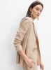 Open Linen-Blend Blazer sold by Melanie Lyne
