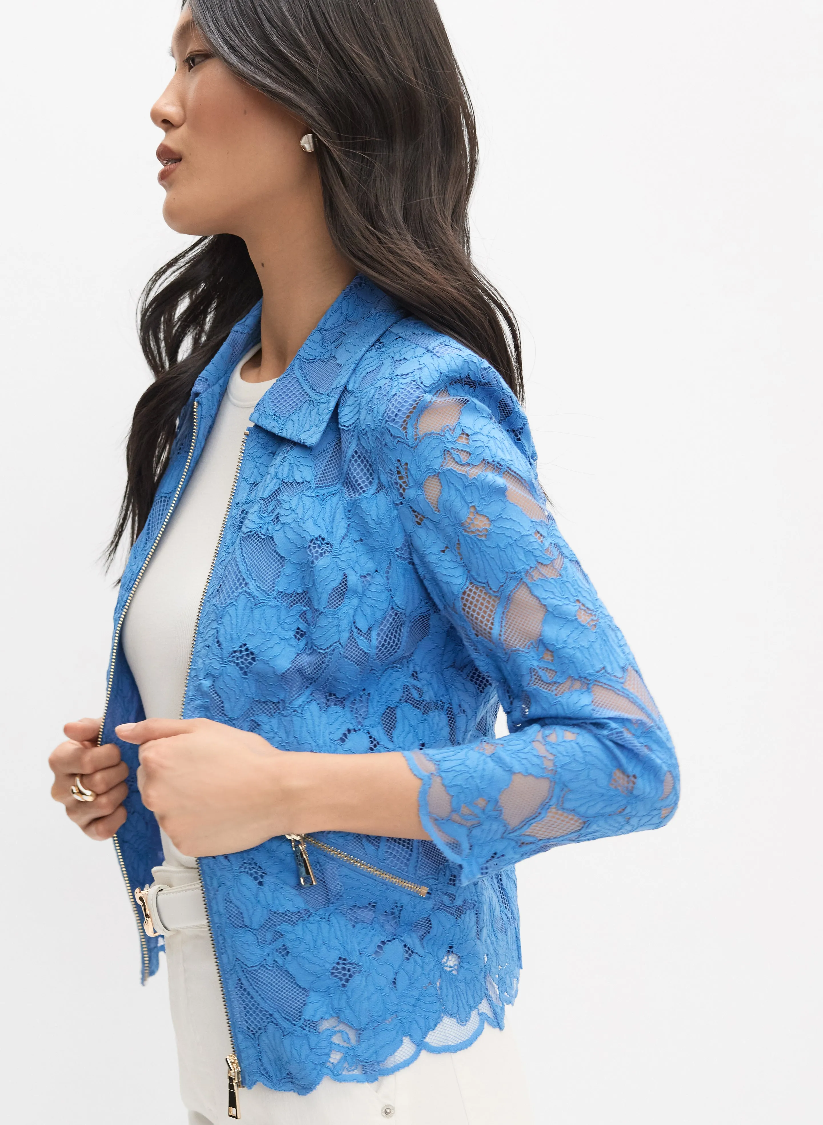 Lace Zip Jacket sold by Melanie Lyne product image thumbnail 2
