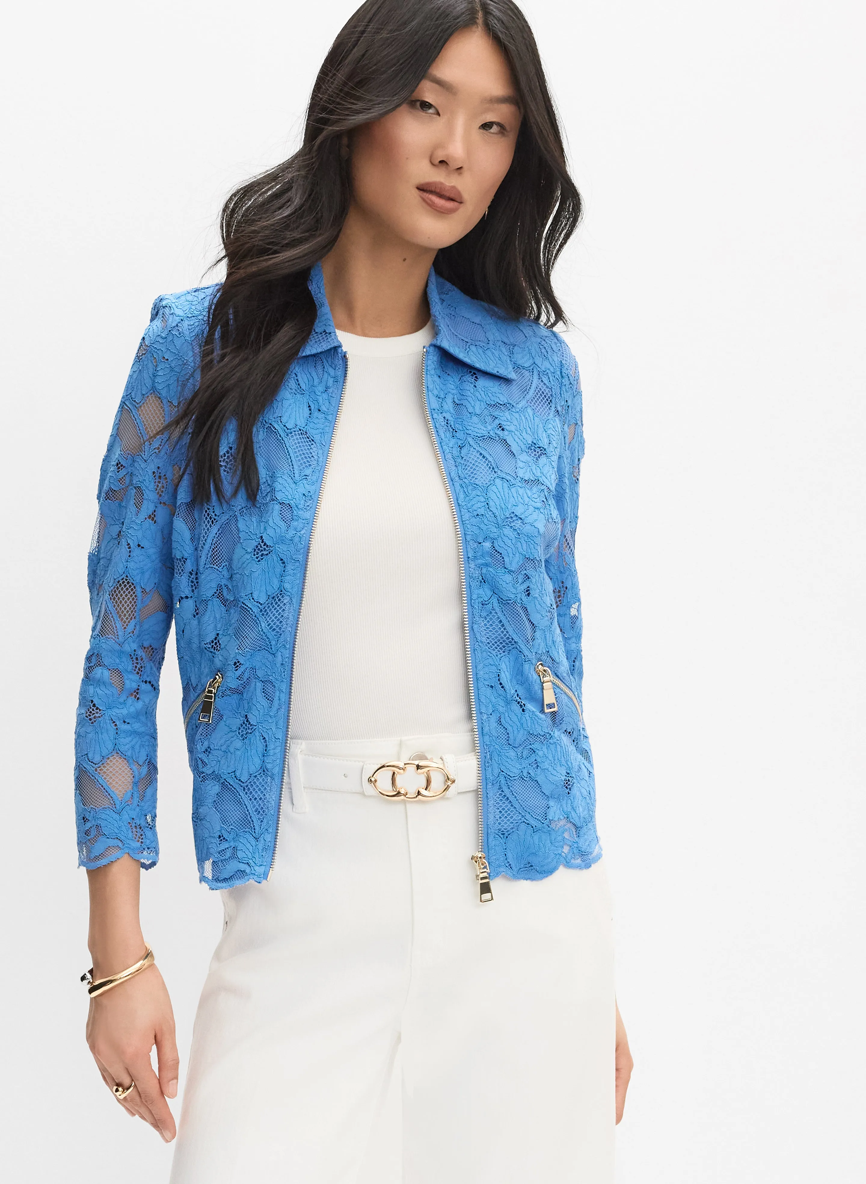 Lace Zip Jacket sold by Melanie Lyne