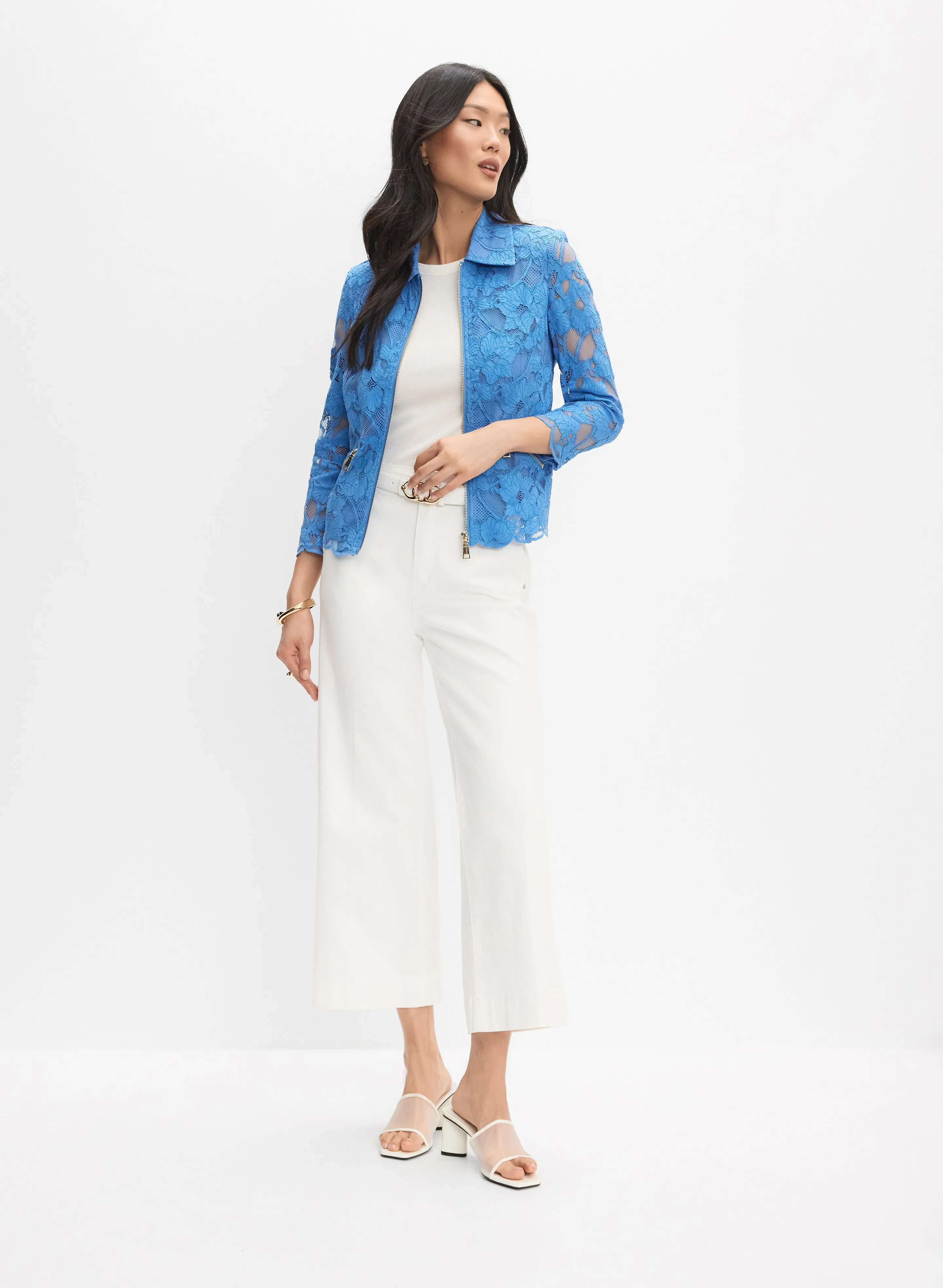 Lace Zip Jacket sold by Melanie Lyne product image thumbnail 4