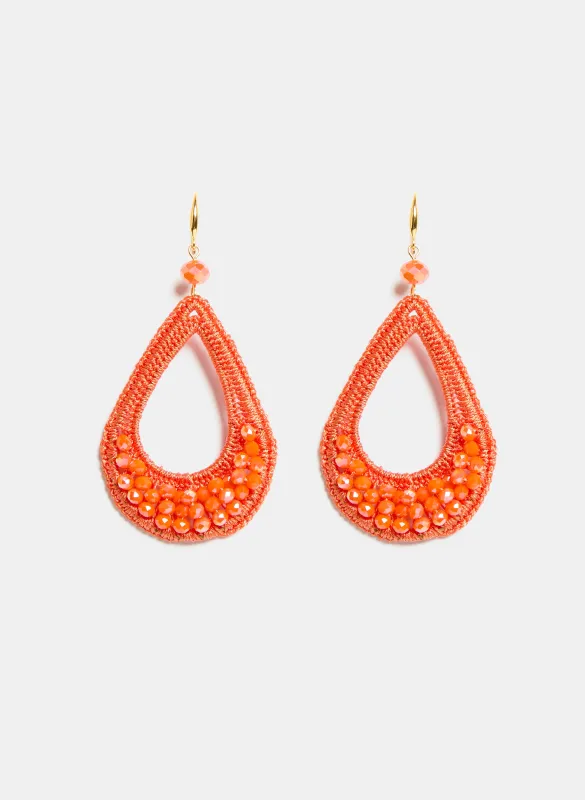 Beaded Teardrop Earrings sold by Melanie Lyne