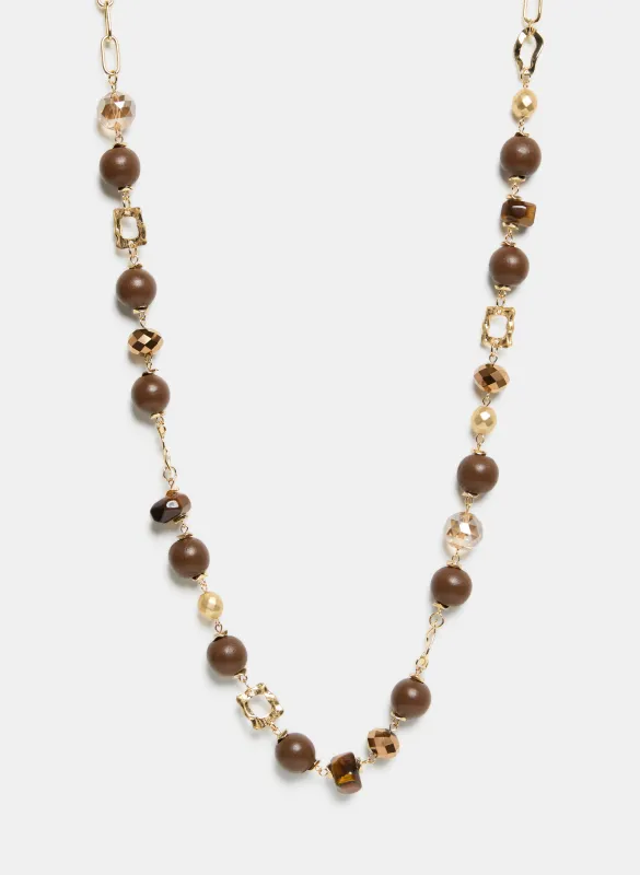 Beaded Chain Link Necklace sold by Melanie Lyne