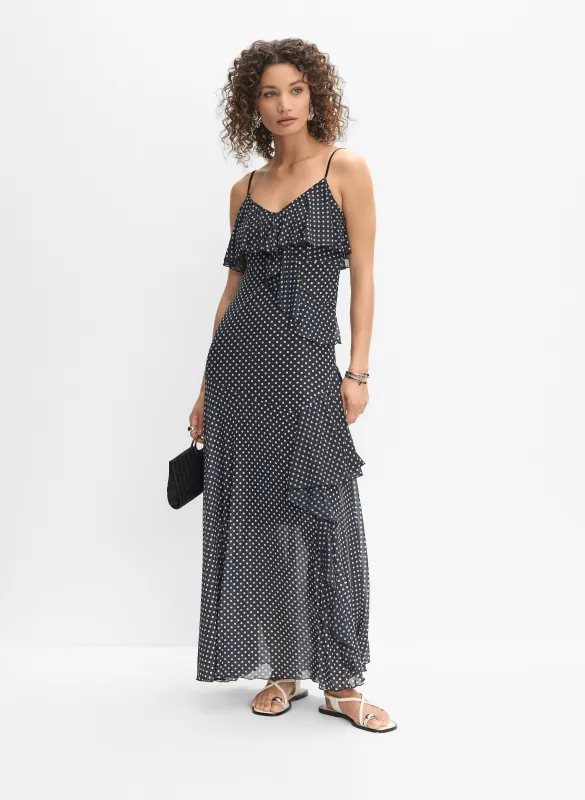 Polka Dot Chiffon Dress sold by Melanie Lyne