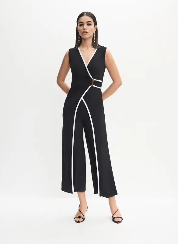 Joseph Ribkoff - Contrast Trim Jumpsuit sold by Melanie Lyne