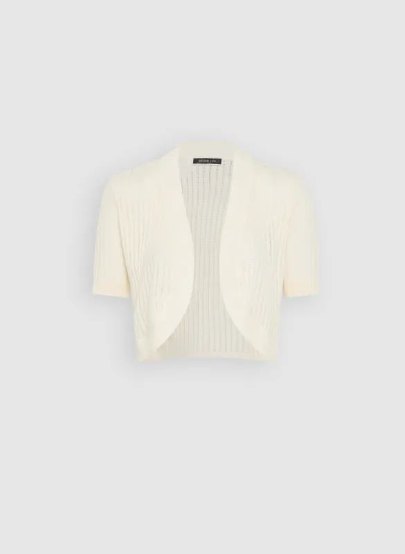 Pointelle Knit Bolero sold by Melanie Lyne