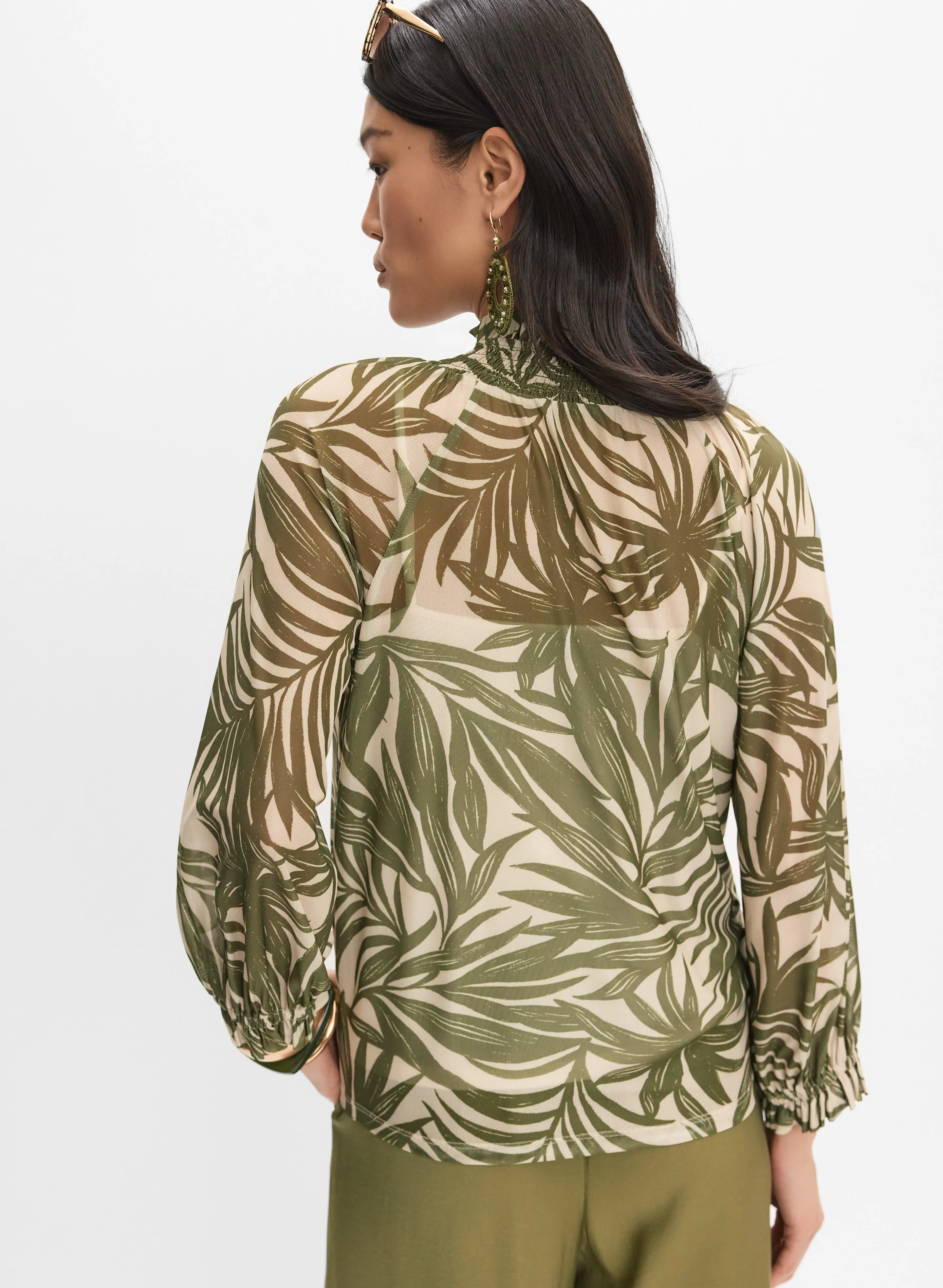 Leaf Print Top sold by Melanie Lyne product image thumbnail 2