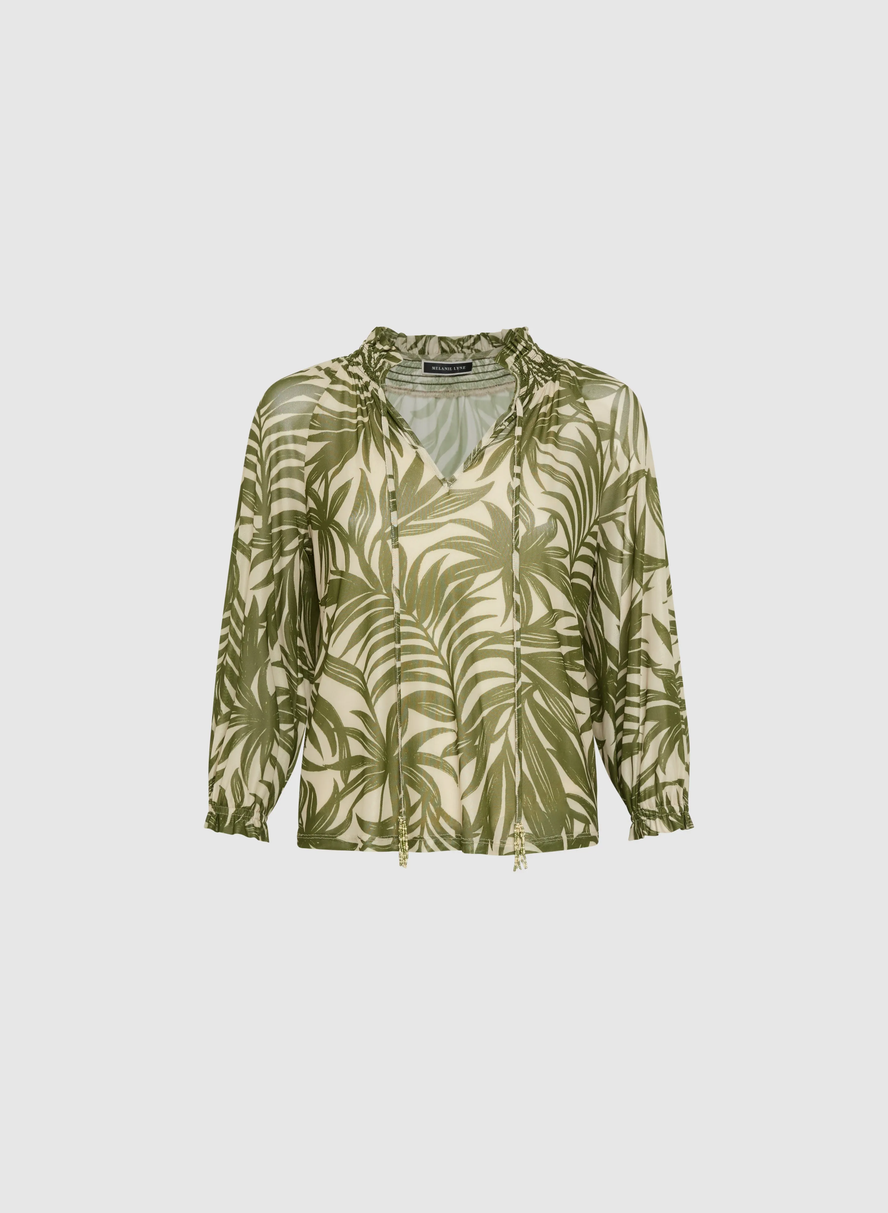 Leaf Print Top sold by Melanie Lyne product image thumbnail 5