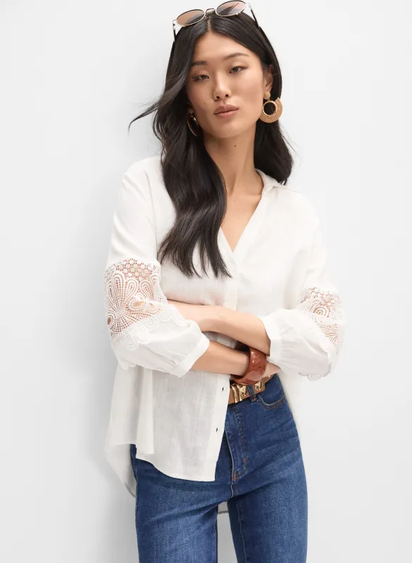 Crochet Insert Blouse sold by Melanie Lyne