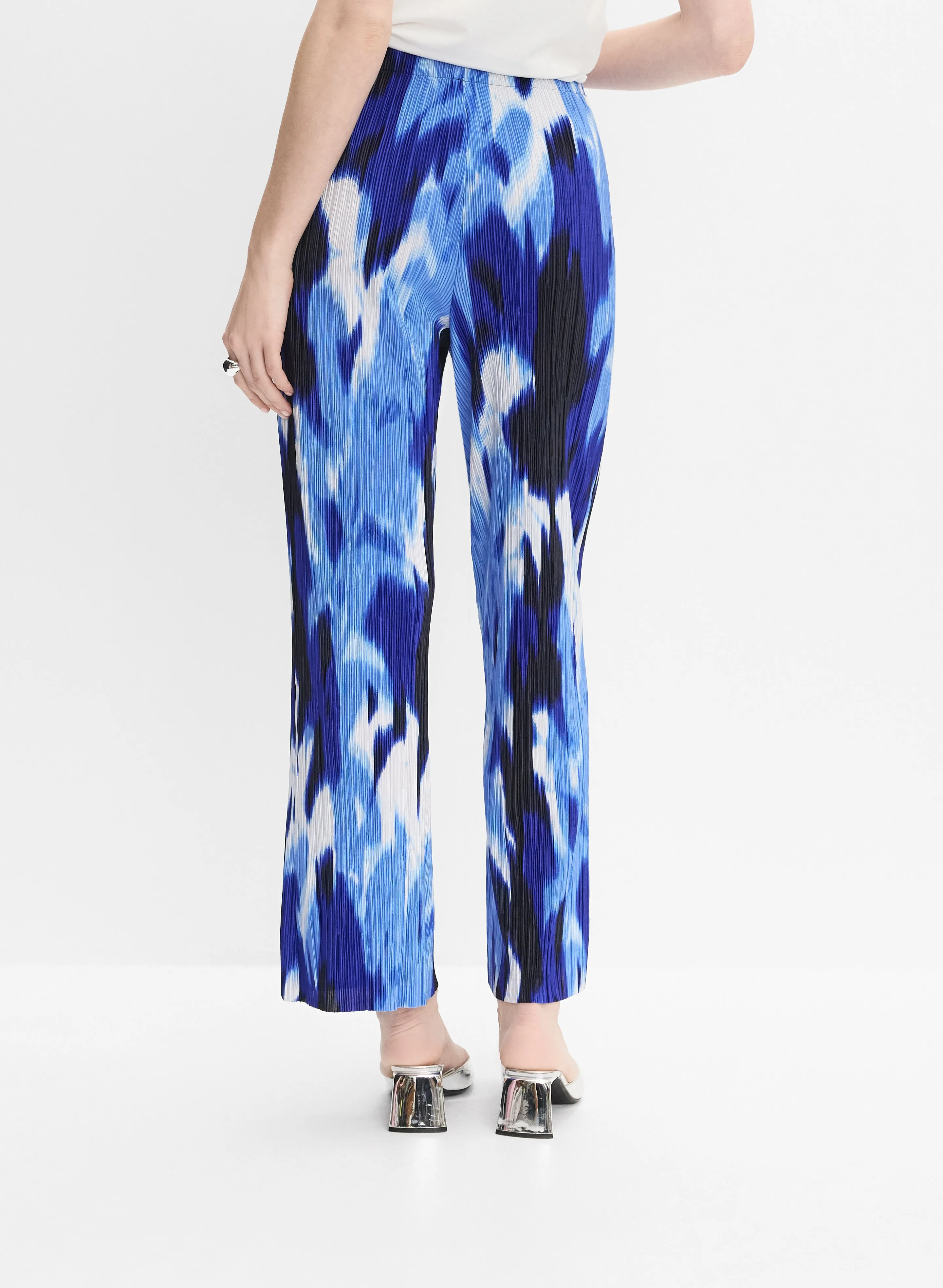 Joseph Ribkoff - Abstract Plissé Pants sold by Melanie Lyne product image thumbnail 2