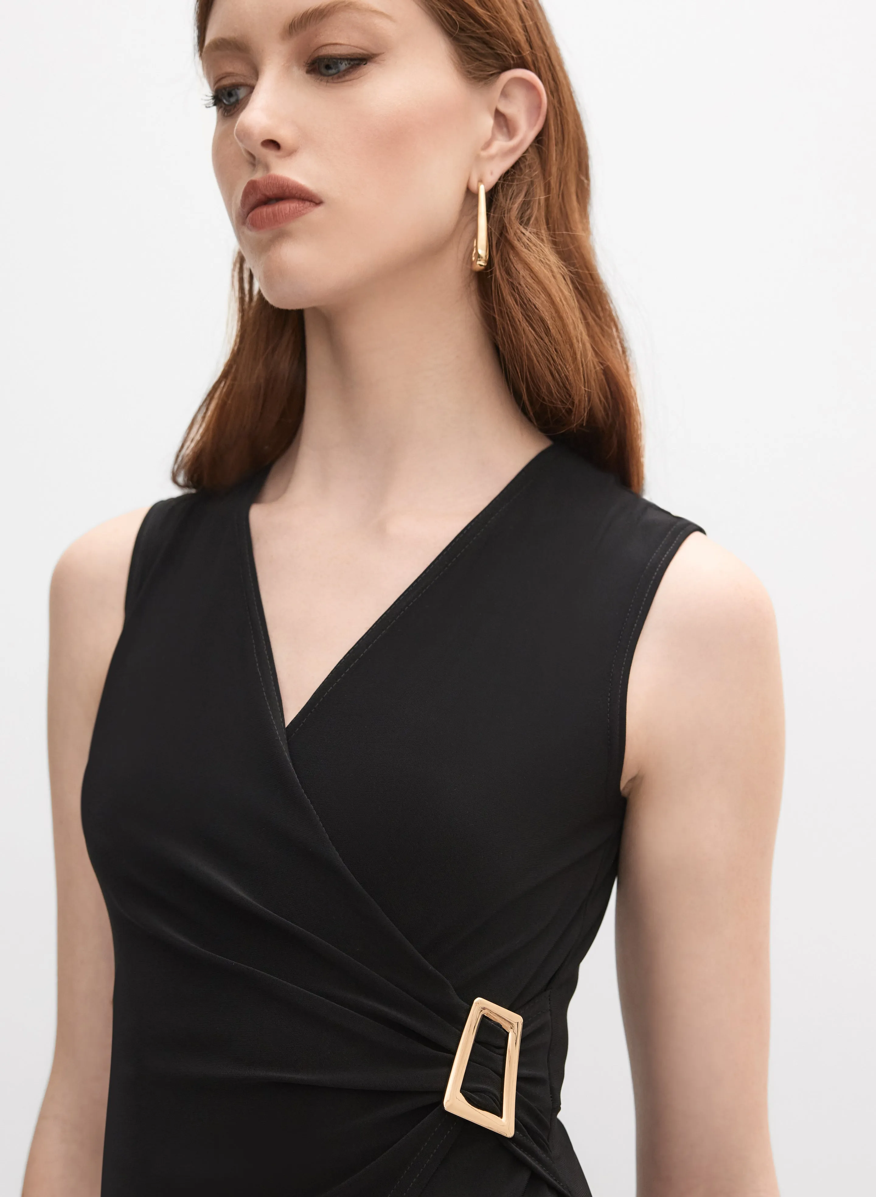 Joseph Ribkoff - Buckle Waist Jumpsuit sold by Melanie Lyne product image thumbnail 2