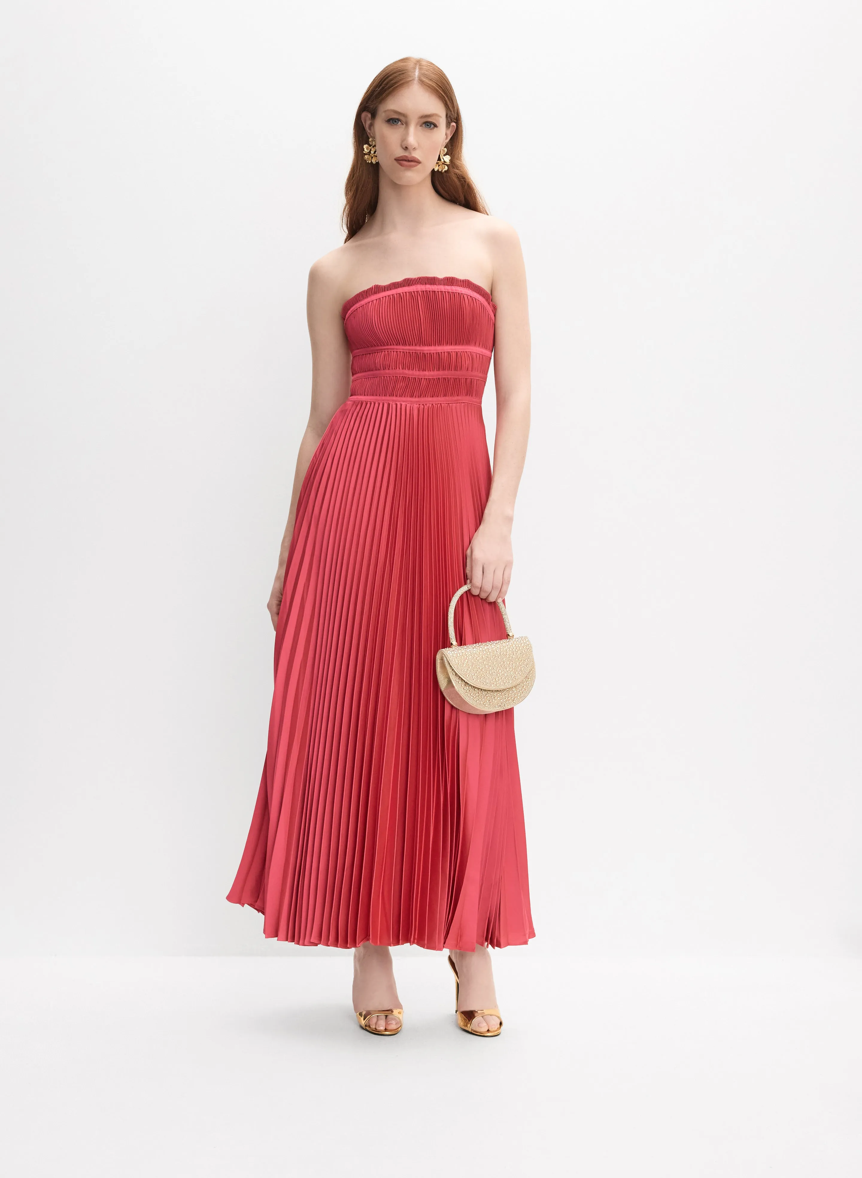 Satin Plissé Dress sold by Melanie Lyne