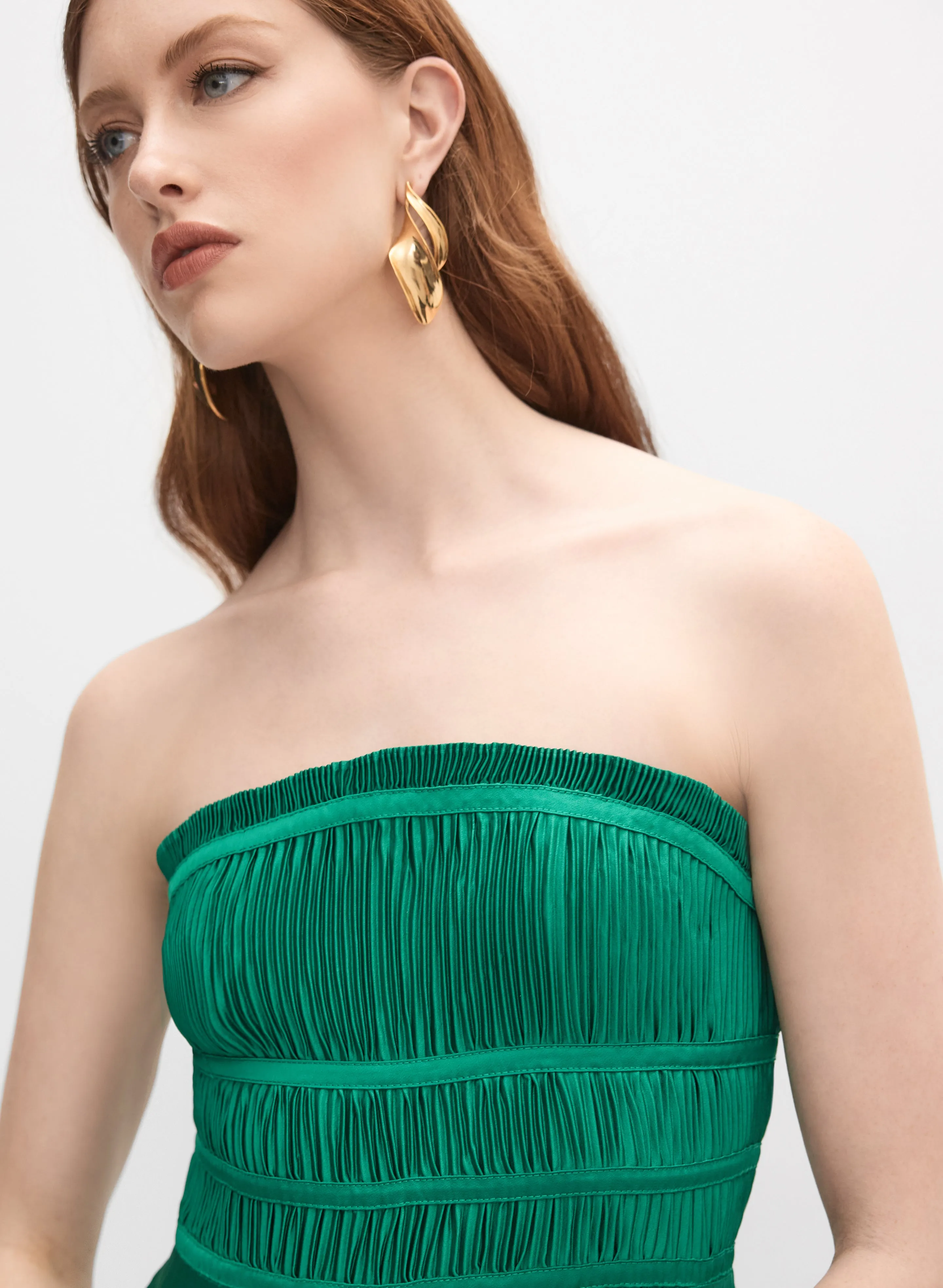 Satin Plissé Dress sold by Melanie Lyne product image thumbnail 2