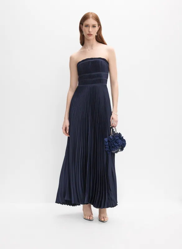 Satin Plissé Dress sold by Melanie Lyne